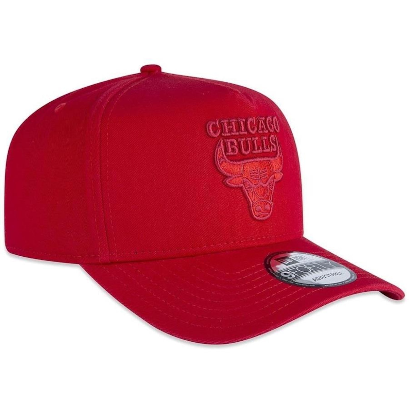 Boné Aba Curva New Era 940 A-Frame Chicago Bulls Core Essentials Style - Snapback - Adulto - Foto 4