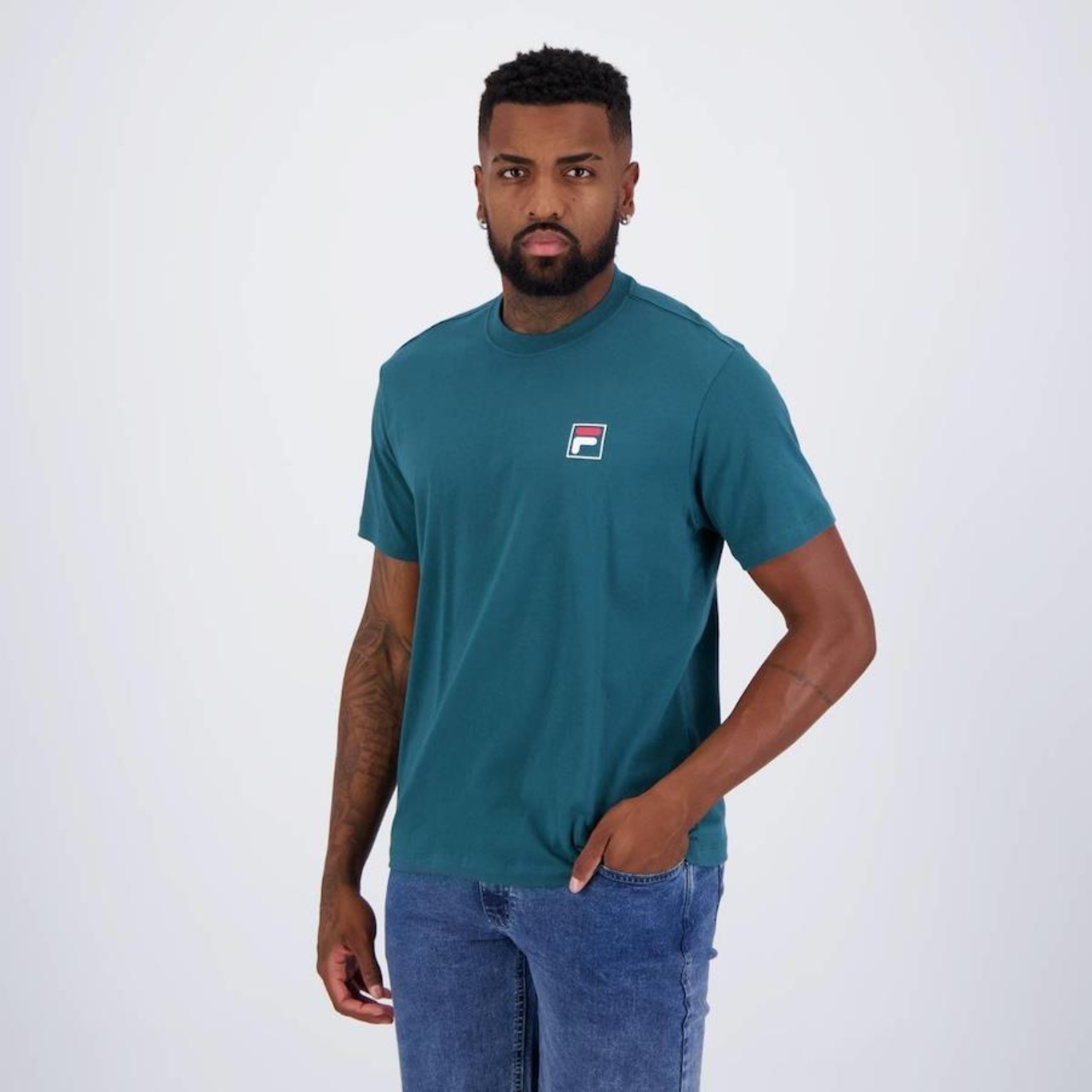 Camiseta Fila Heritage F-Box - Masculina - Foto 3