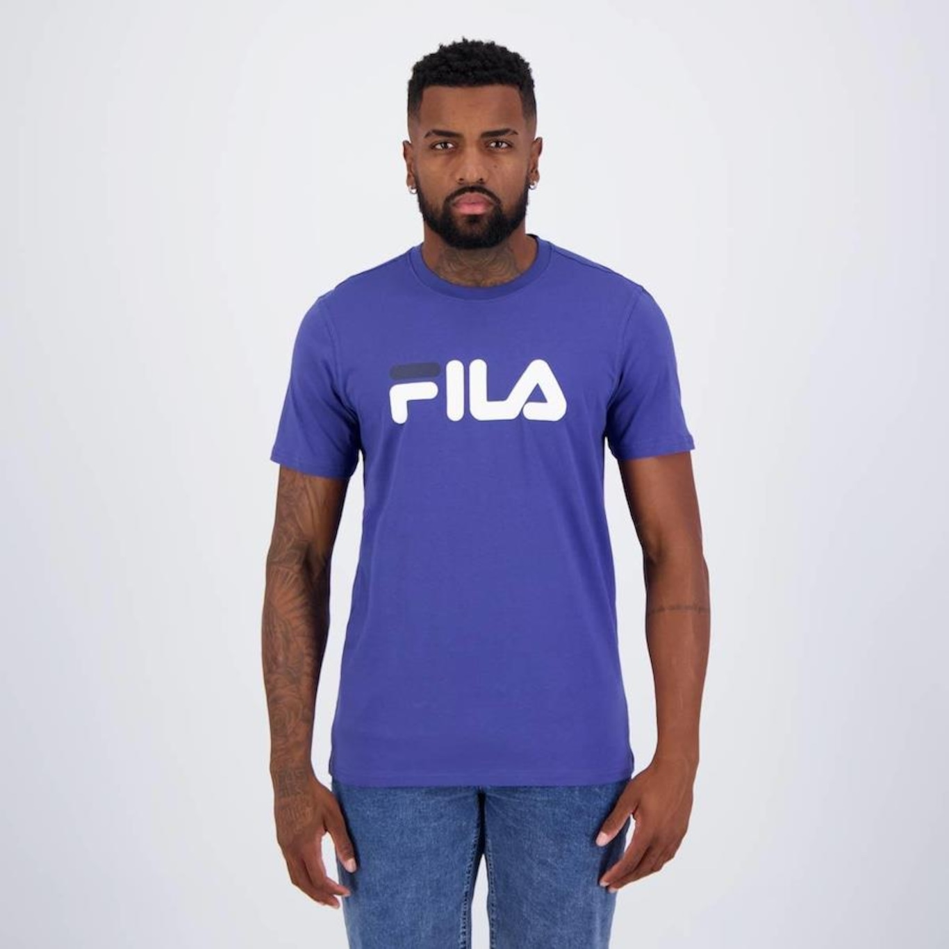 Camiseta Fila Letter Premium Iii - Masculina - Foto 1