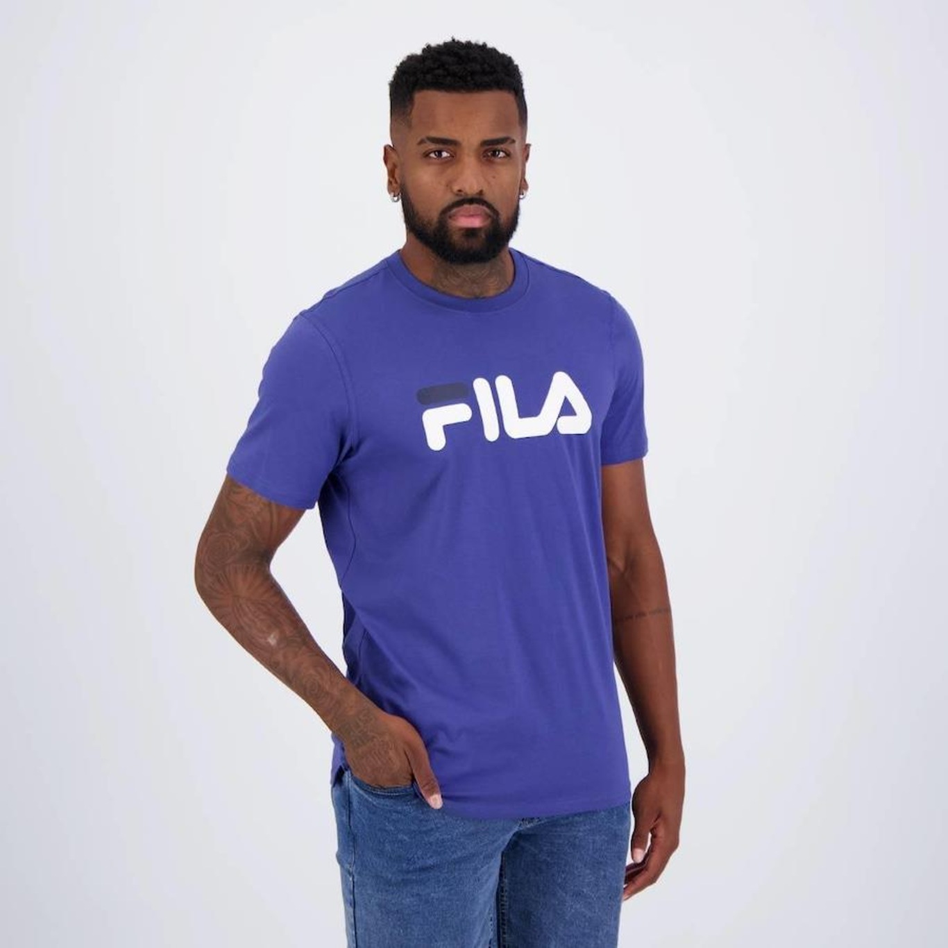 Camiseta Fila Letter Premium Iii - Masculina - Foto 2