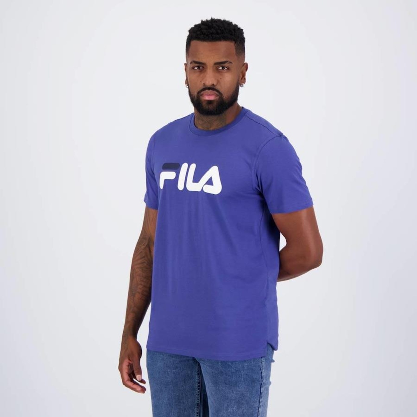 Camiseta Fila Letter Premium Iii - Masculina - Foto 3