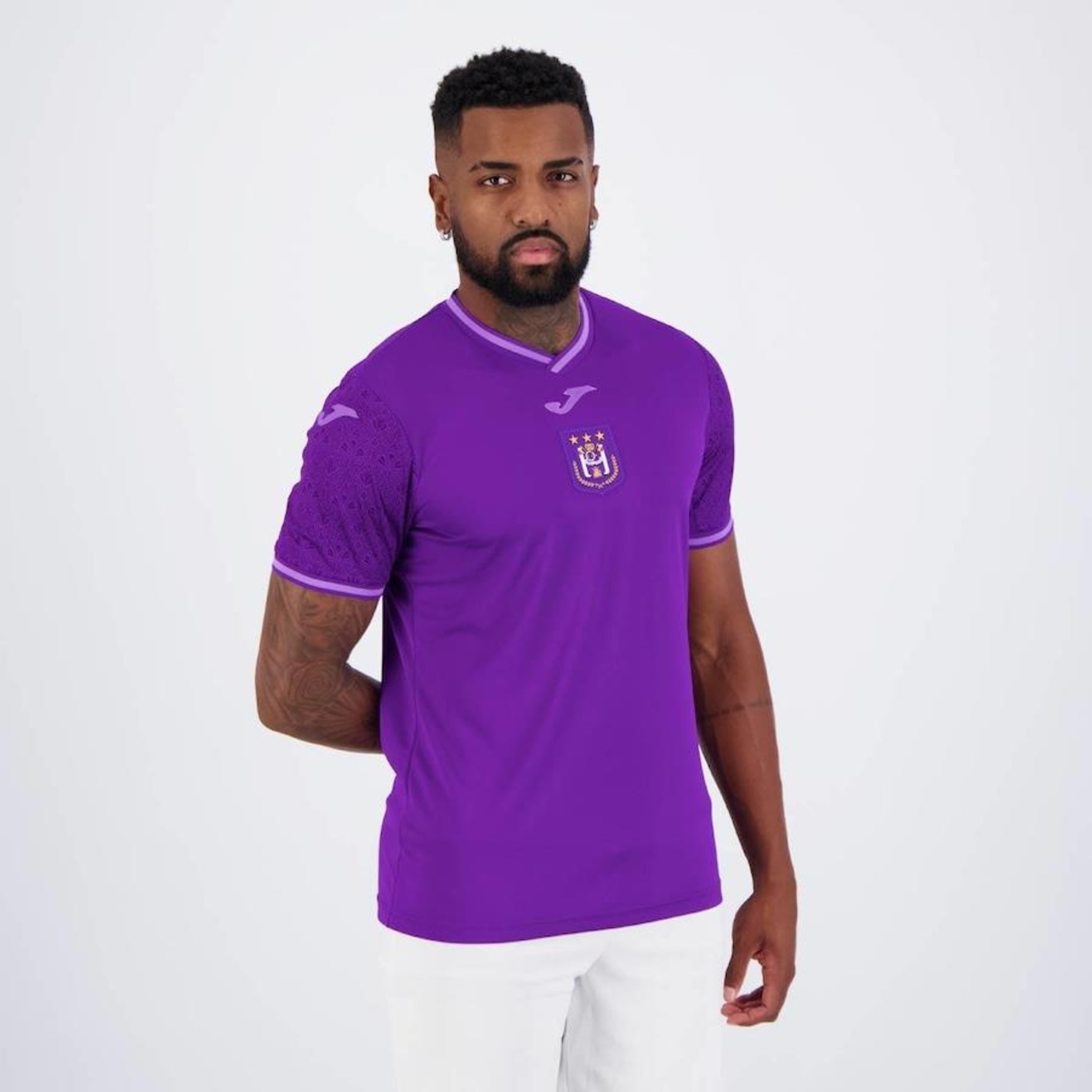 Camisa Anderlecht 2025 Joma Home - Masculina - Foto 2