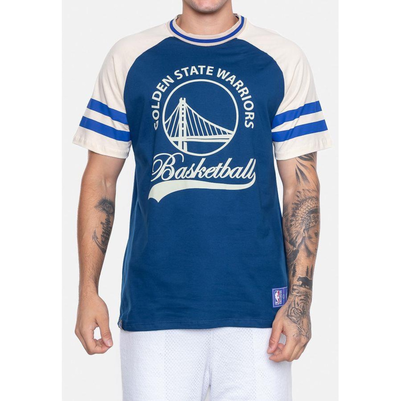 Camiseta Nba Seventy Golden State Warriors - Masculina - Foto 3