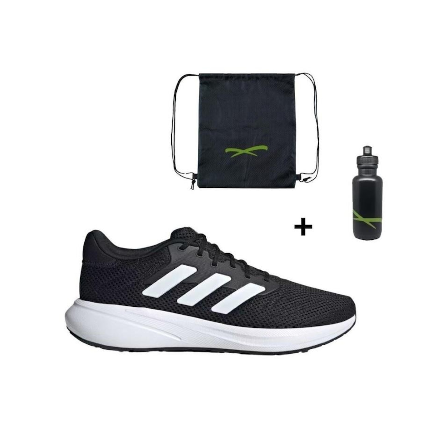 Kit Tênis adidas Response Runner - Unissex + Mochila e Garrafinha - Foto 1