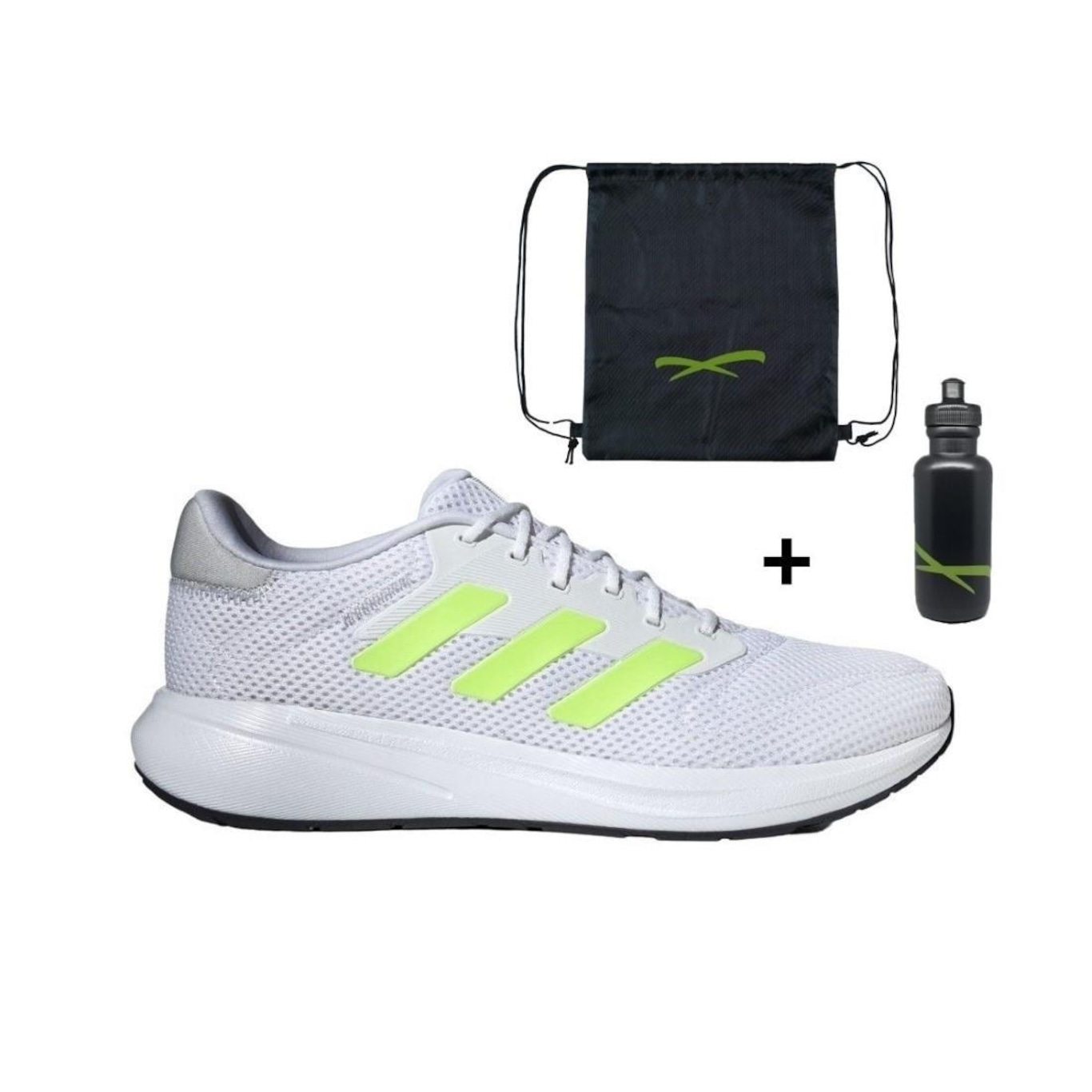 Kit Tênis adidas Response Runner - Unissex + Mochila e Garrafinha - Foto 1