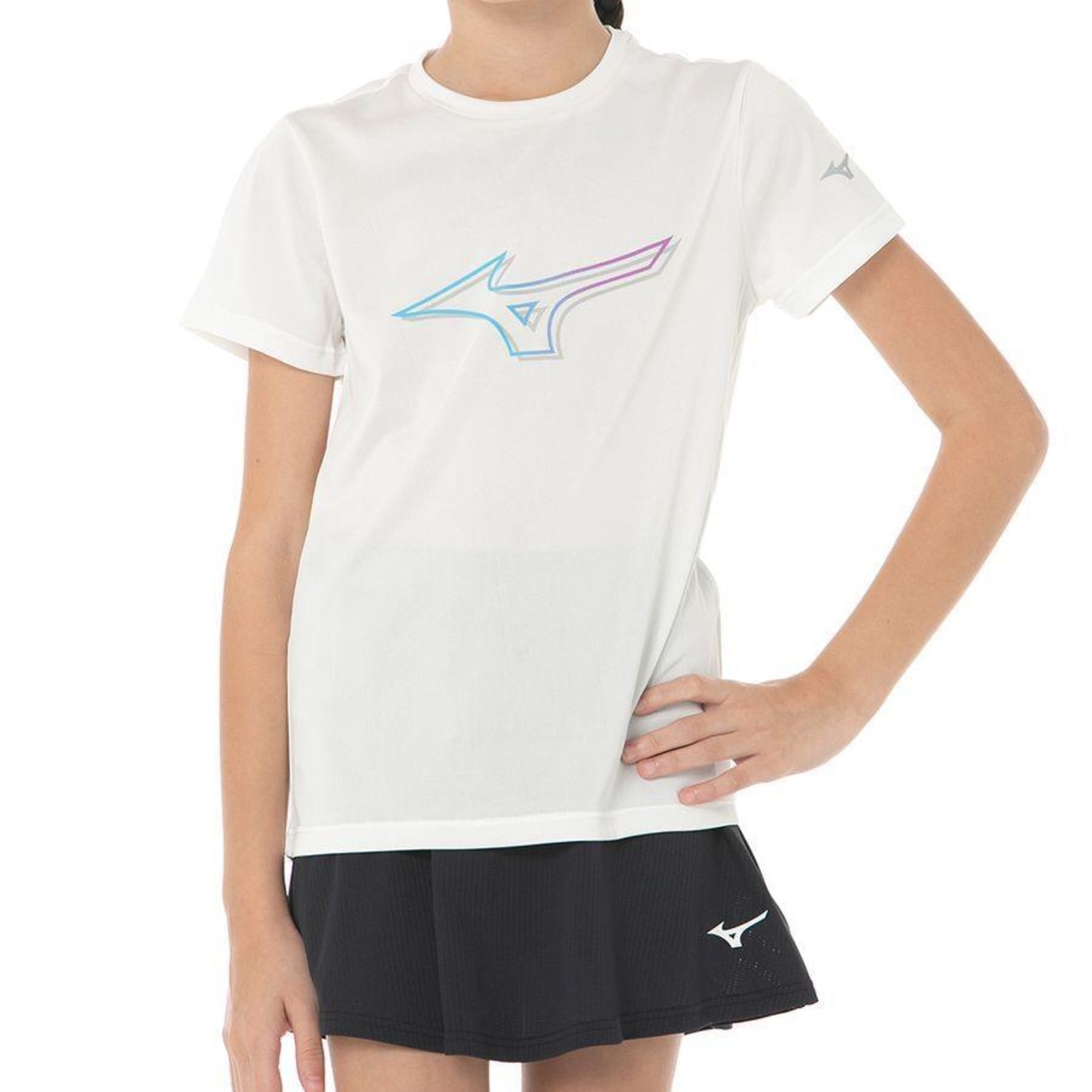 Camiseta Mizuno Energy Stamp Jr - Infantil - Foto 1