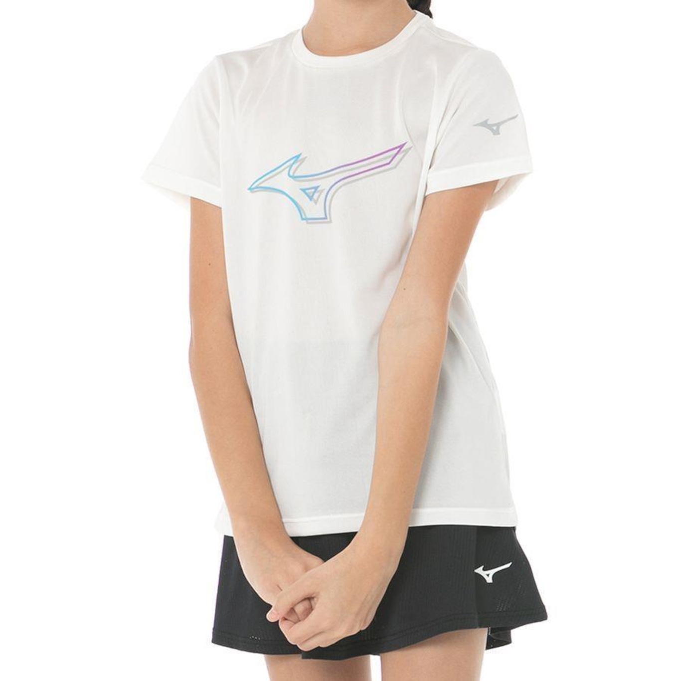 Camiseta Mizuno Energy Stamp Jr - Infantil - Foto 2