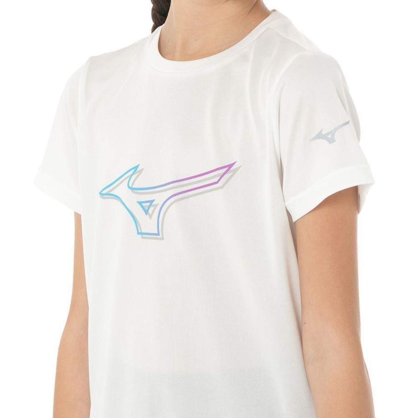 Camiseta Mizuno Energy Stamp Jr - Infantil - Foto 4