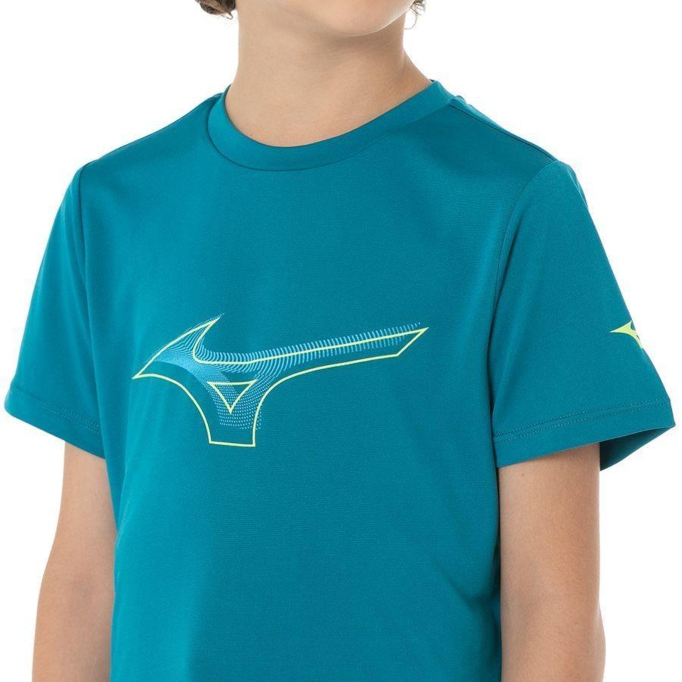 Camiseta Mizuno Energy Stamp Jr - Infantil - Foto 4