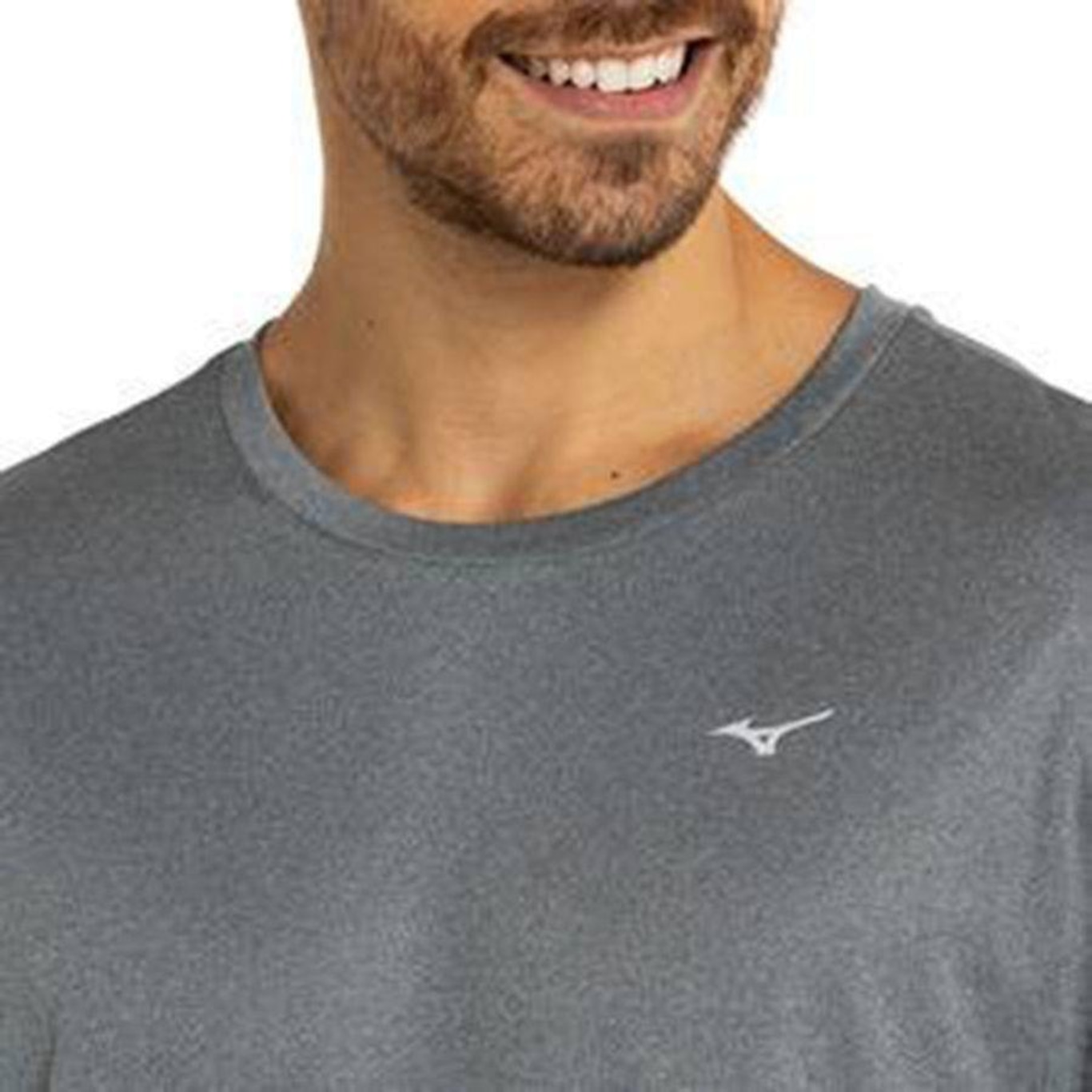 Camiseta Mizuno Run Spark 2 Mescla - Masculina - Foto 4