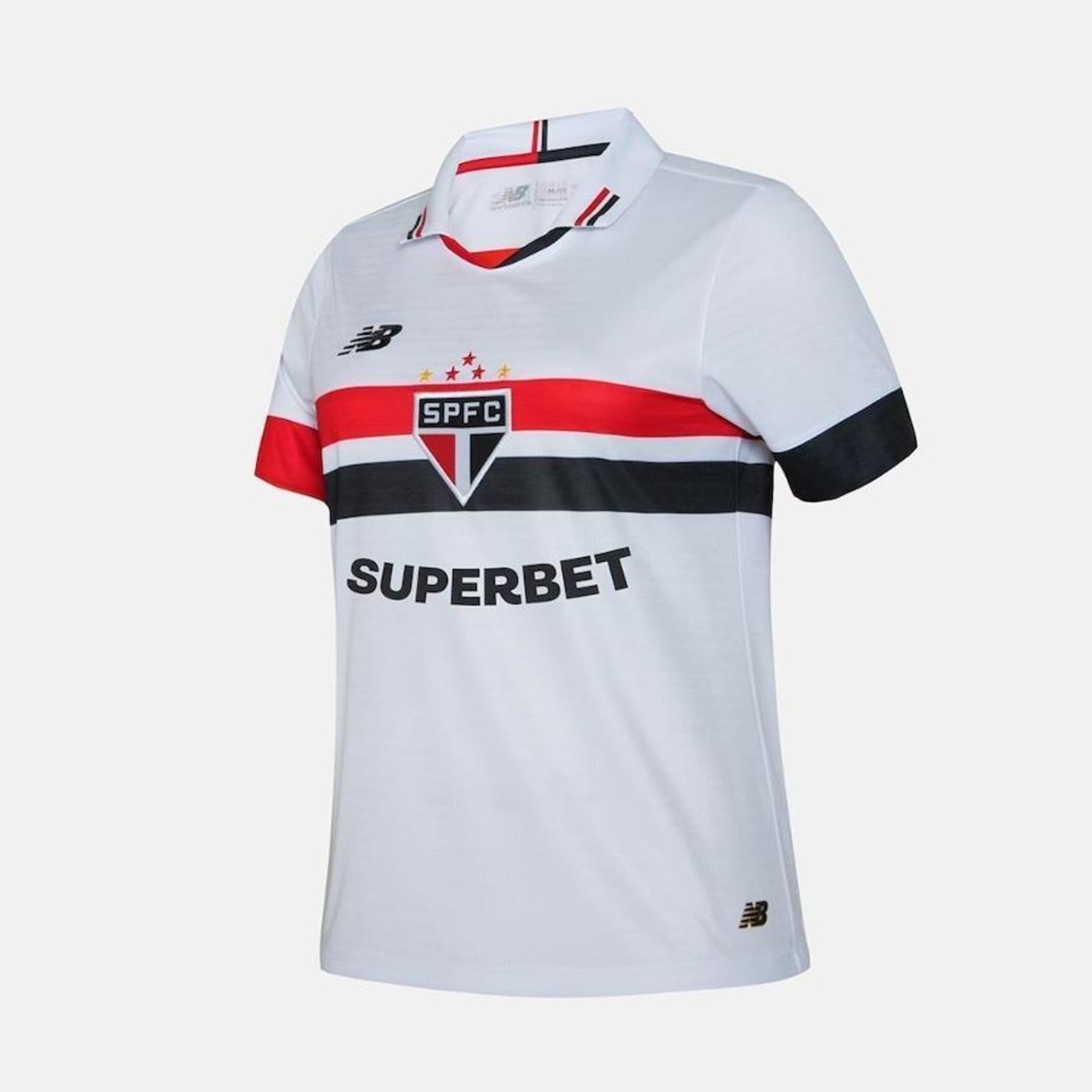 Camisa do São Paulo Home 2024 Torcedor New Balance - Feminina - Foto 2