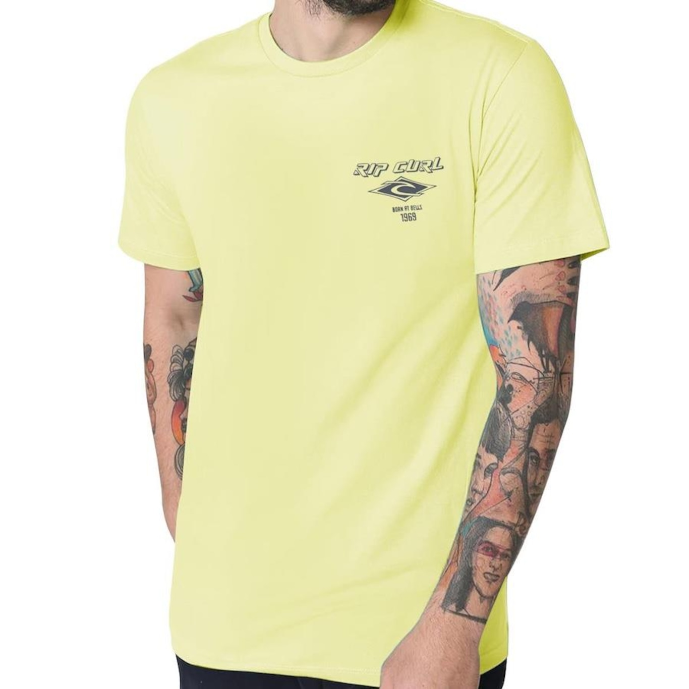 Camiseta Rip Curl Fadeout Essential Tee - Masculina - Foto 3