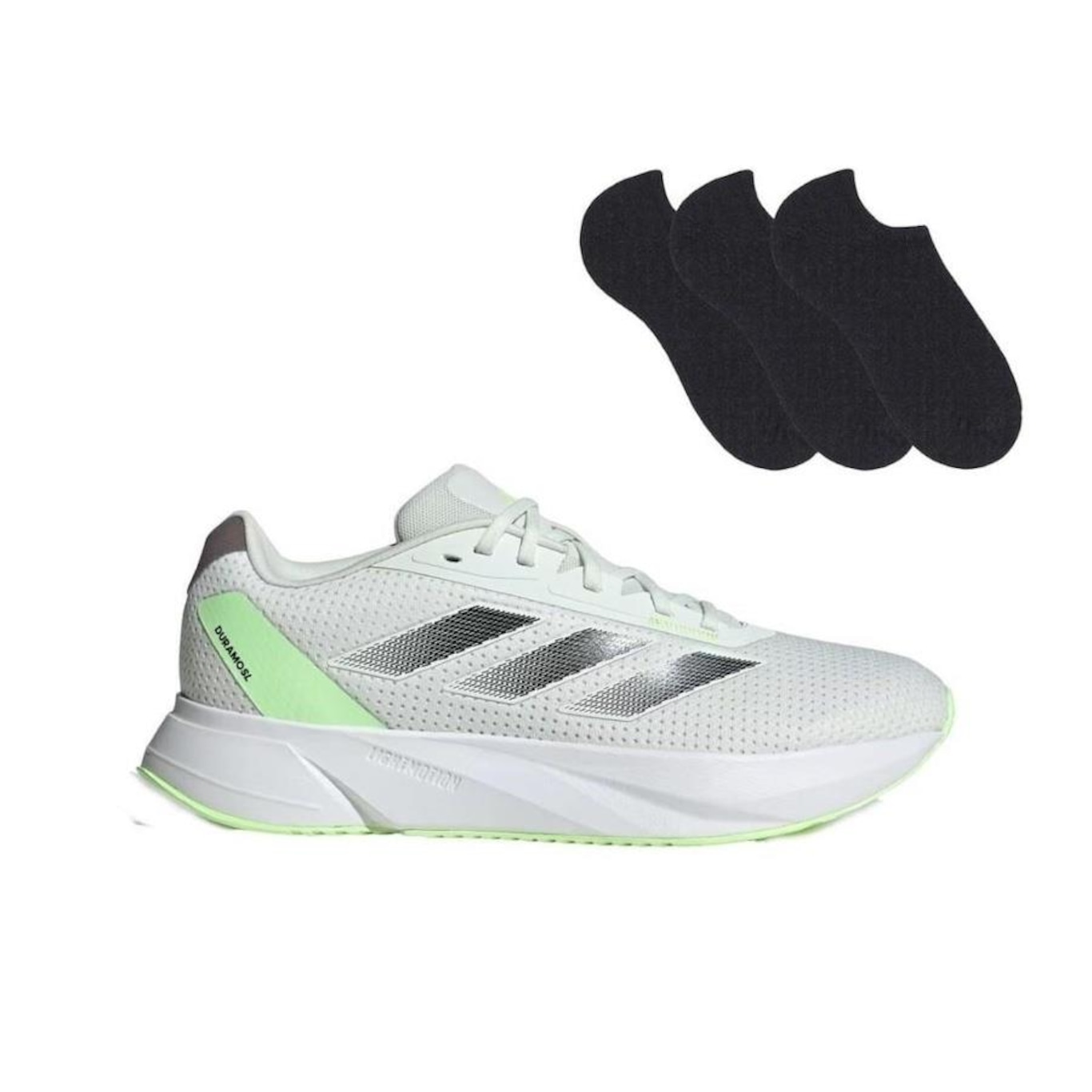 Kit Tênis adidas Duramo Sl + 3 Pares de Meias Masculino - Foto 1