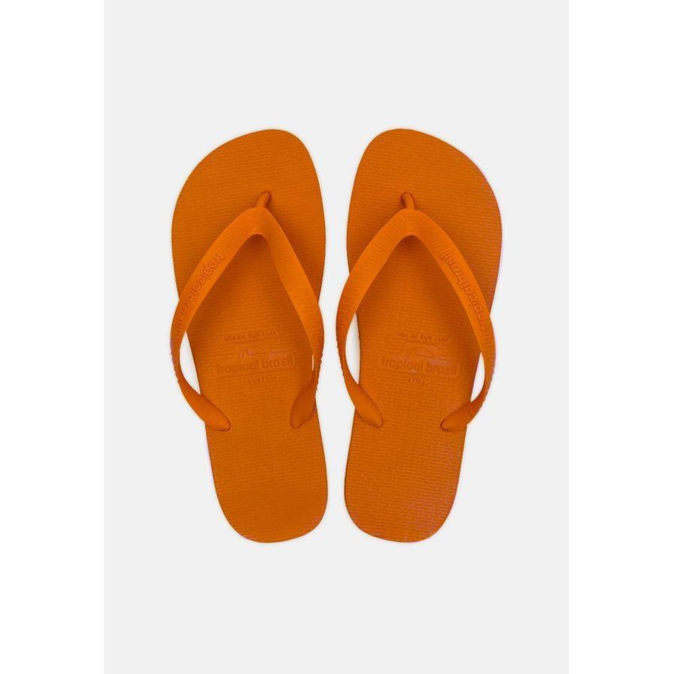 Chinelo Tropical Brasil Bi-Color Ocre - Unissex - Foto 1