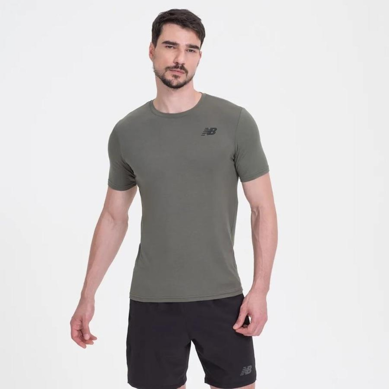 Camiseta New Balance Tenacity Logo - Masculina - Foto 1