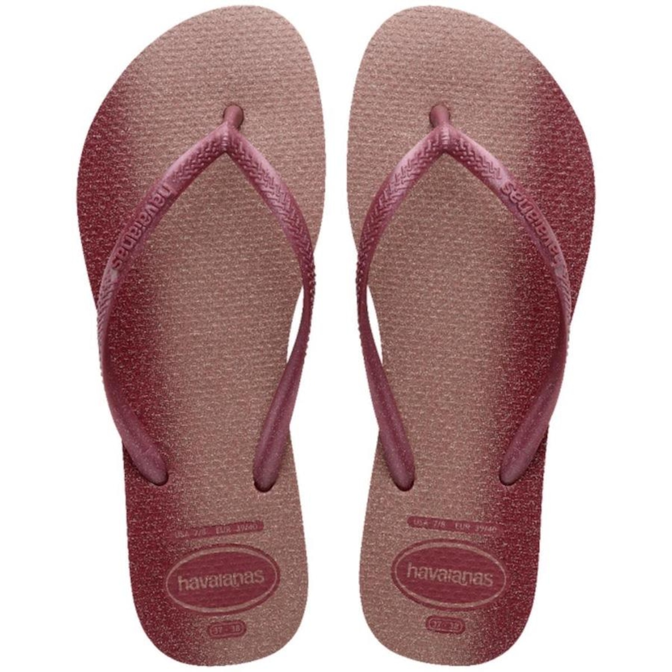 Chinelo Havaianas Slim Gloss - Feminino - Foto 1