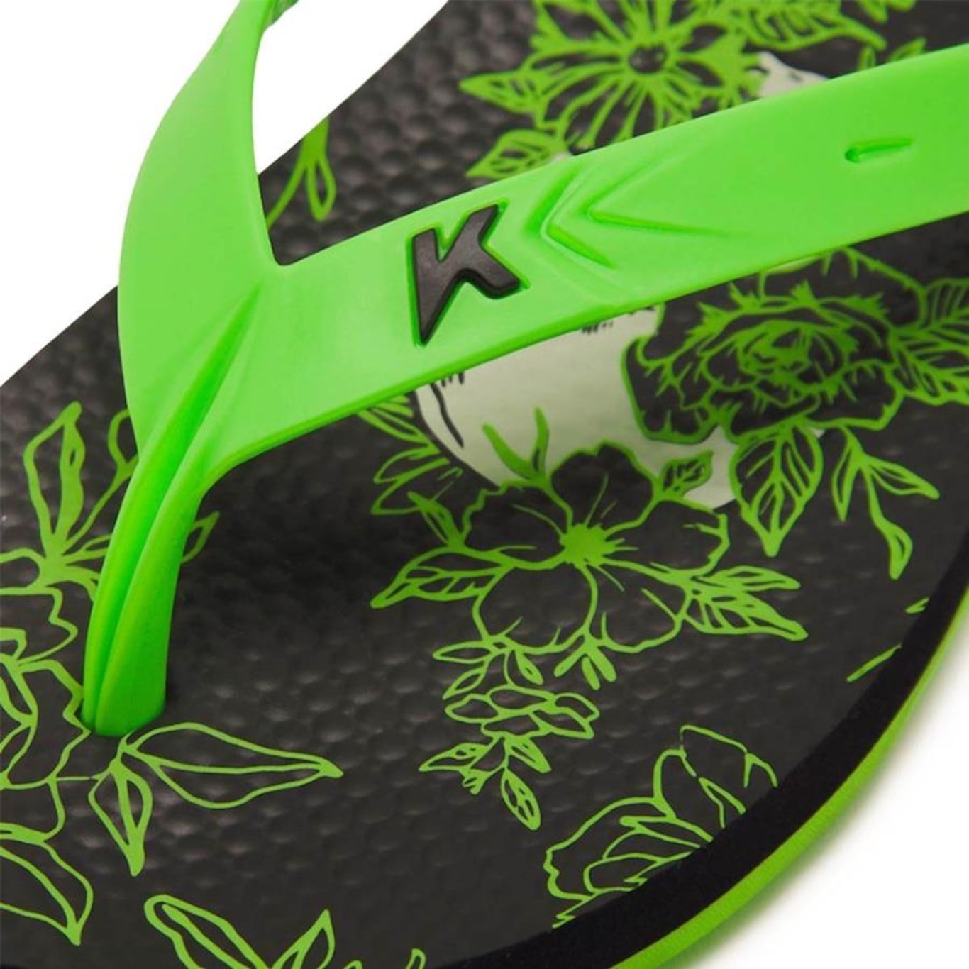 Chinelo Kenner Summer Caveira Floral - Masculino - Foto 4