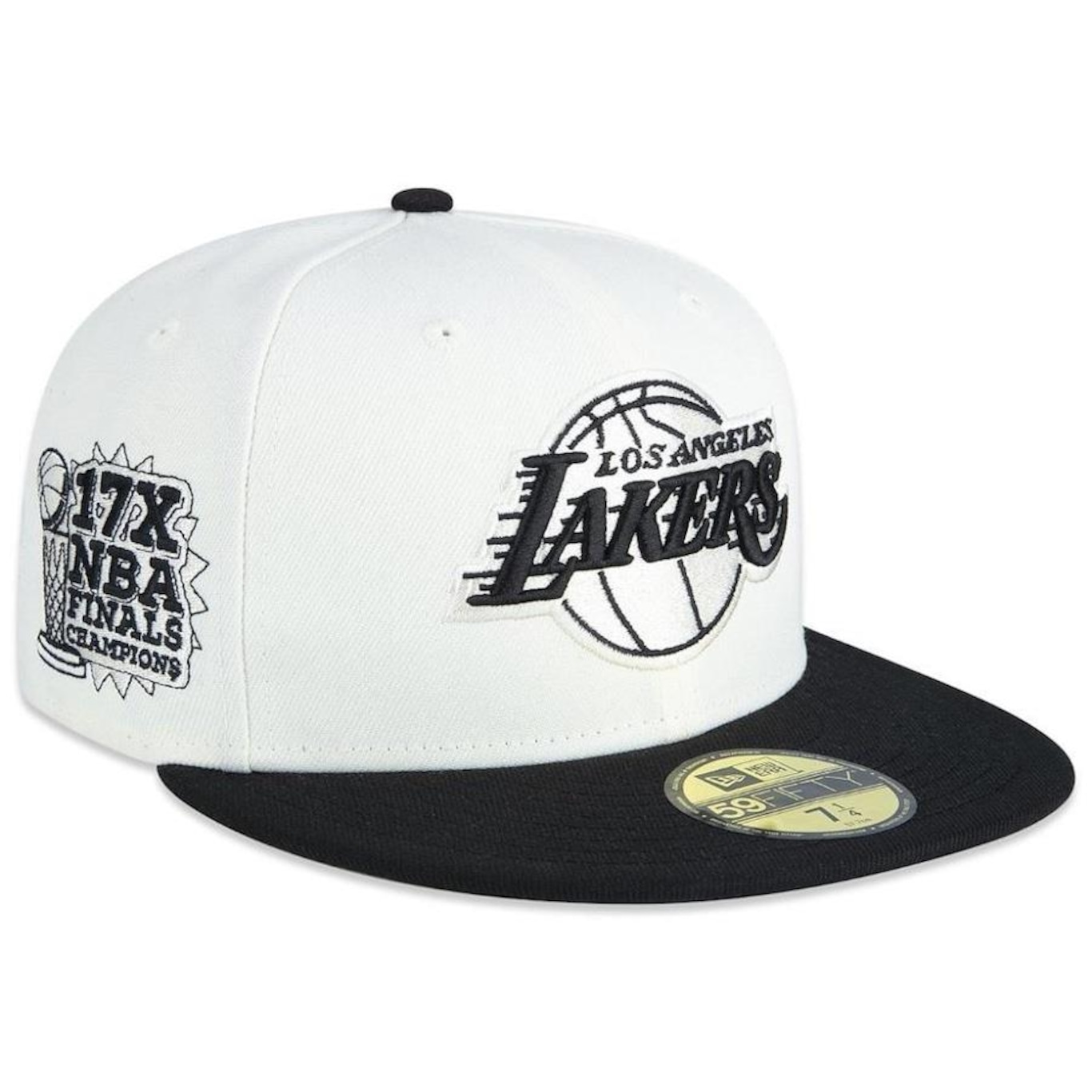 Boné Aba Reta New Era 5950 Los Angeles Lakers Core - Fechado - Adulto - Foto 4