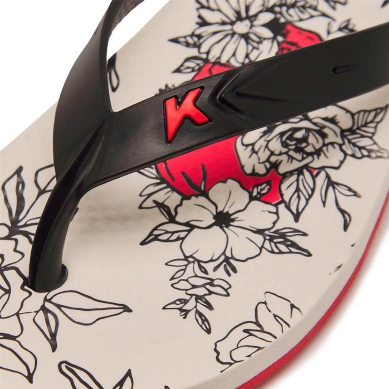 Chinelo Kenner Summer Caveira Floral - Masculino - Foto 4