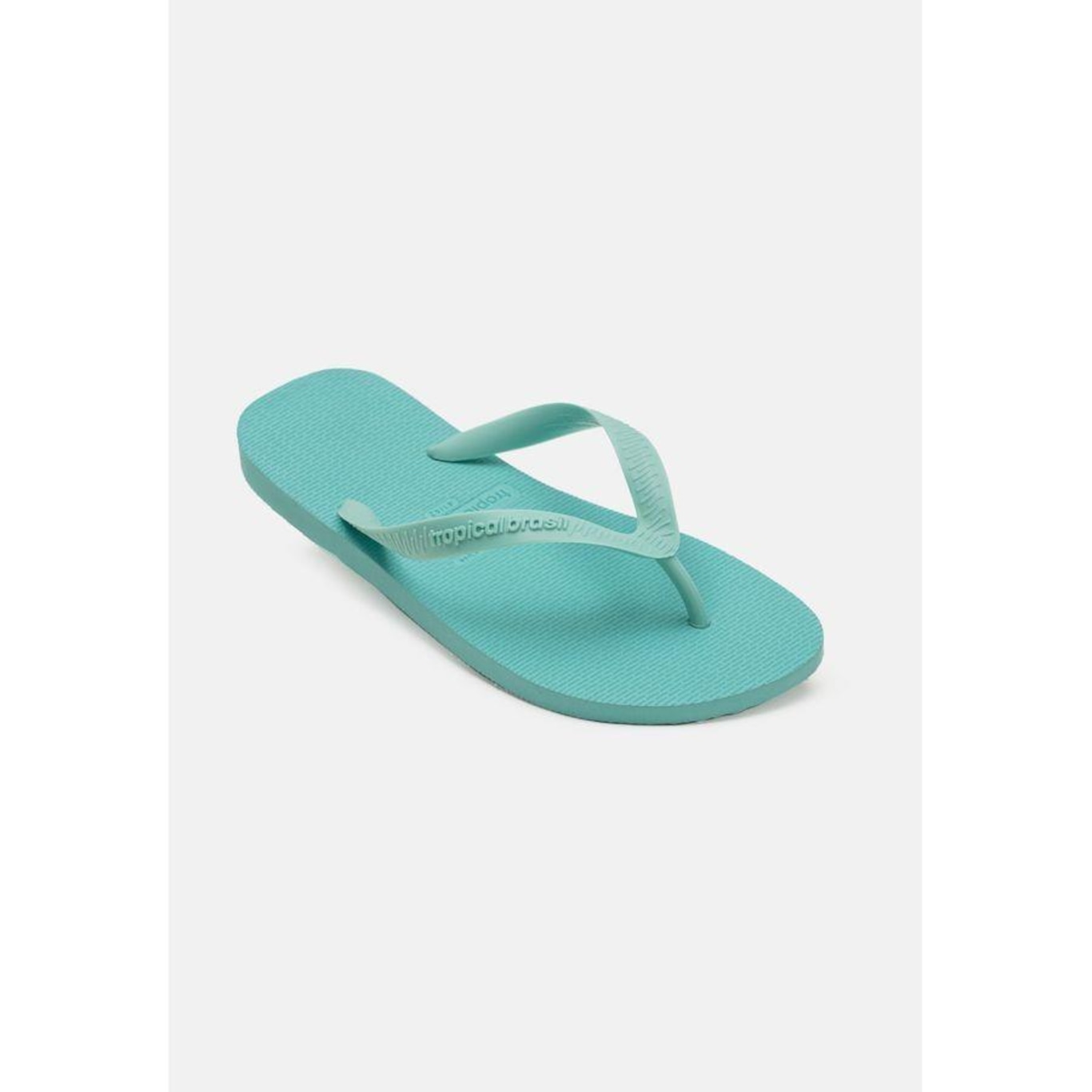 Chinelo Tropical Brasil Bi-Color Ciano - Unissex - Foto 3