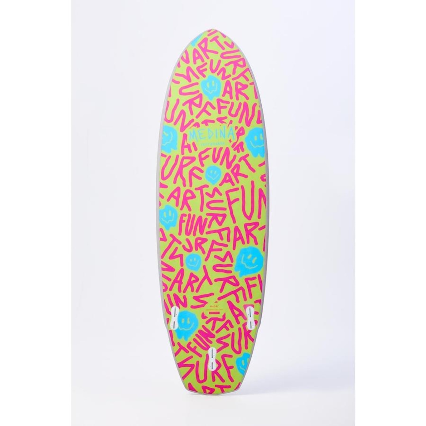 Prancha de Surf Medina Soft Top Grey Smile 5''''8" 38,2L - Foto 2