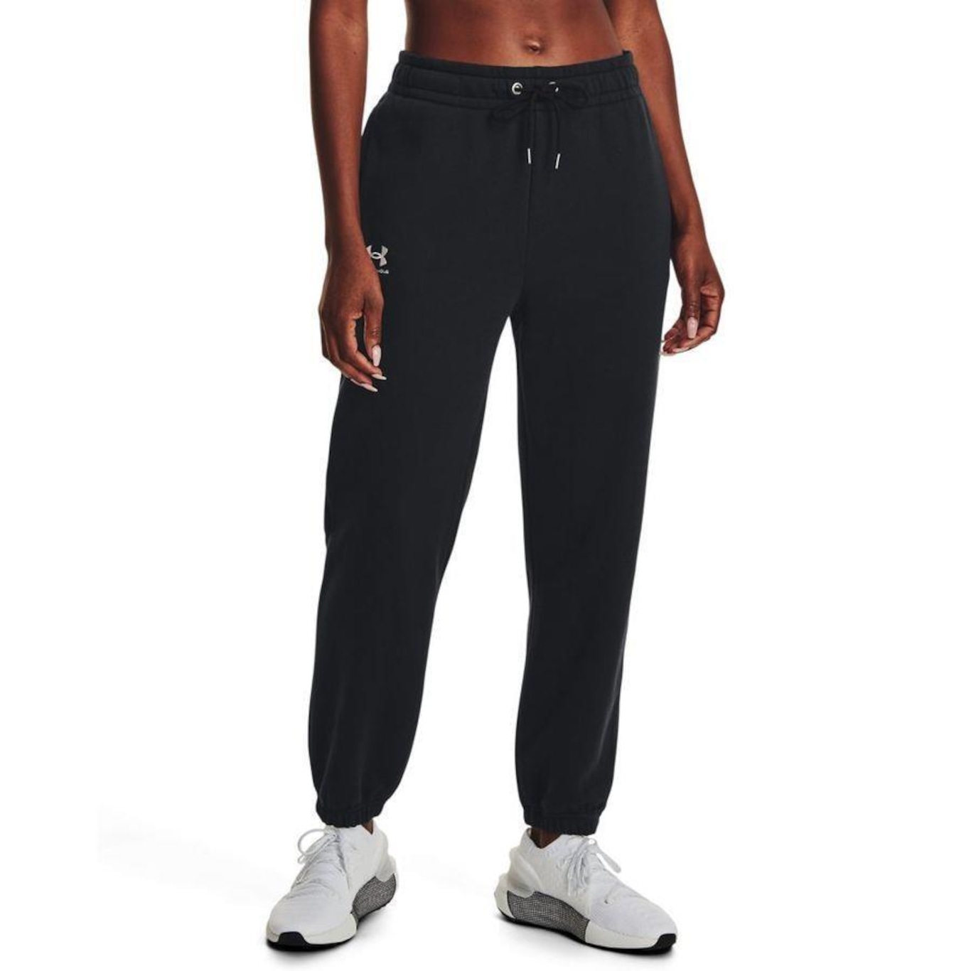 Calça Jogger Under Armour Essential Fleece - Feminina - Foto 1