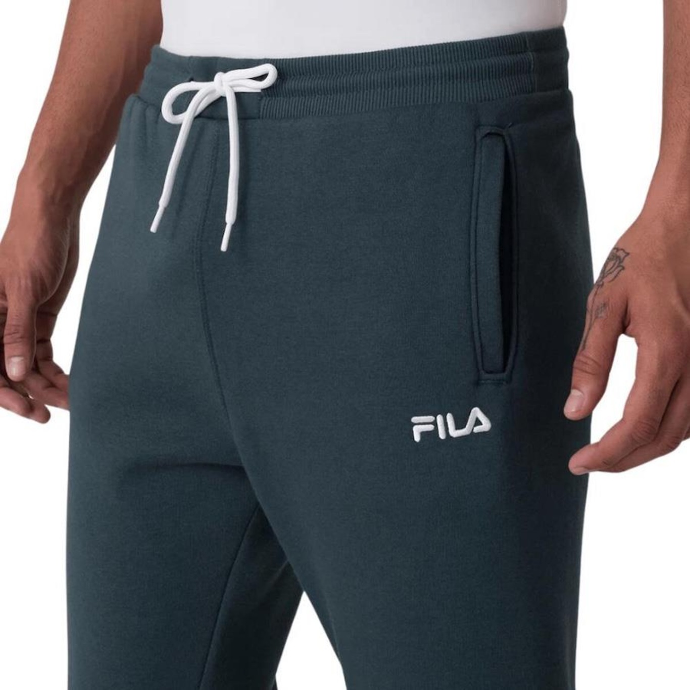 Calça Fila Comfort Letter - Masculino - Foto 3