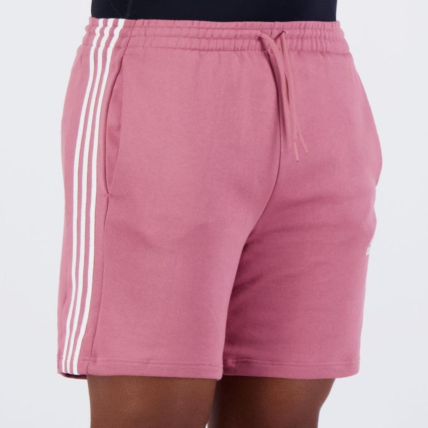 Shorts adidas 3 Stripes French Terry - Masculino - Foto 2