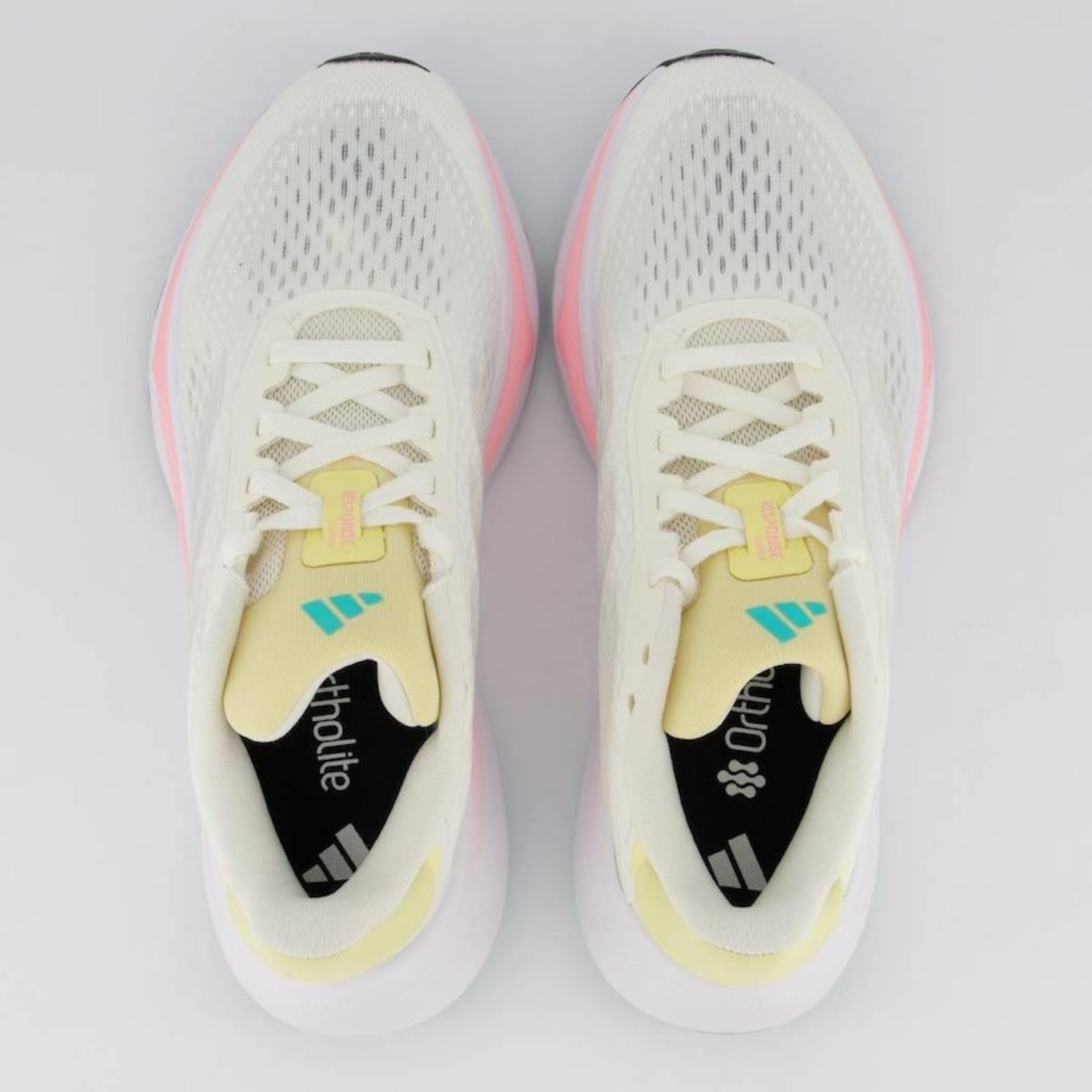 Tênis adidas Response Super Feminino Off White e Rosa - Foto 4