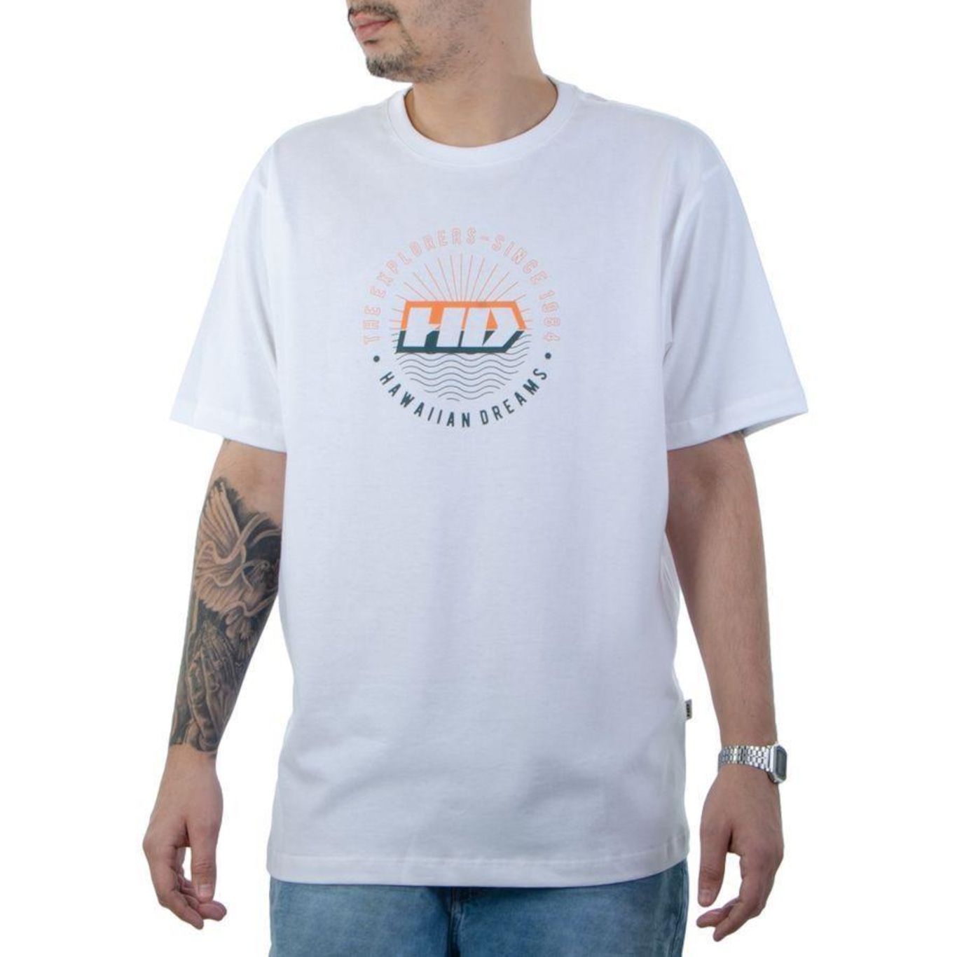 Camiseta Hd Waves - Masculina - Foto 1