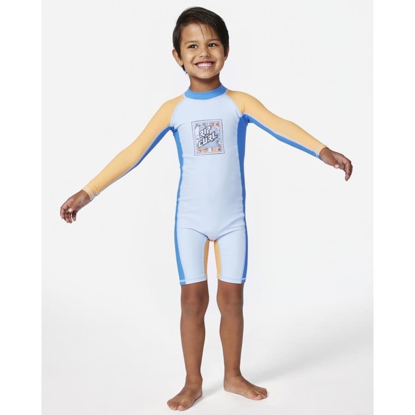 Macacão Rip Curl Surf Uv Static - Infantil - Foto 1