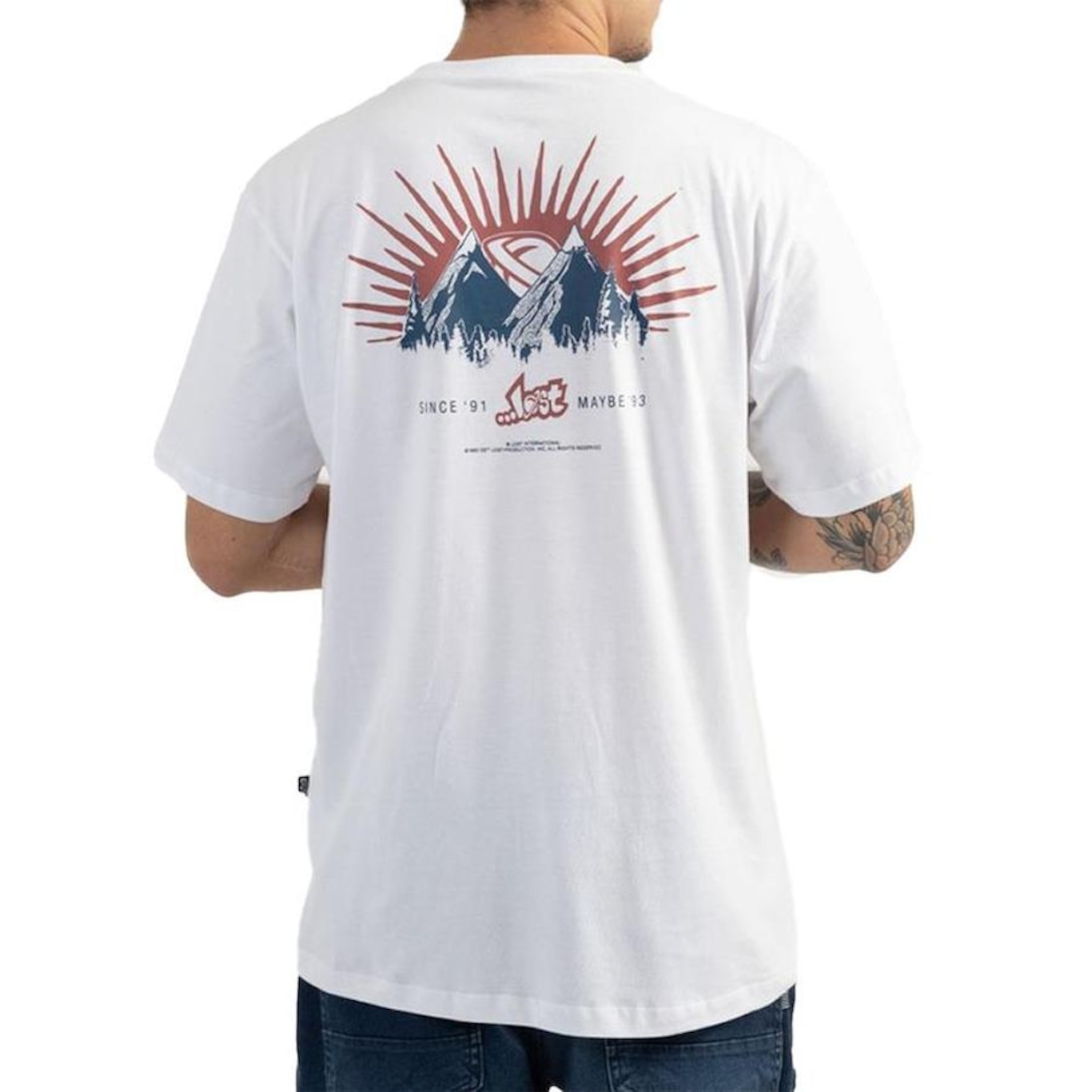 Camiseta Lost Get Lost Cliffs - Masculina - Foto 2