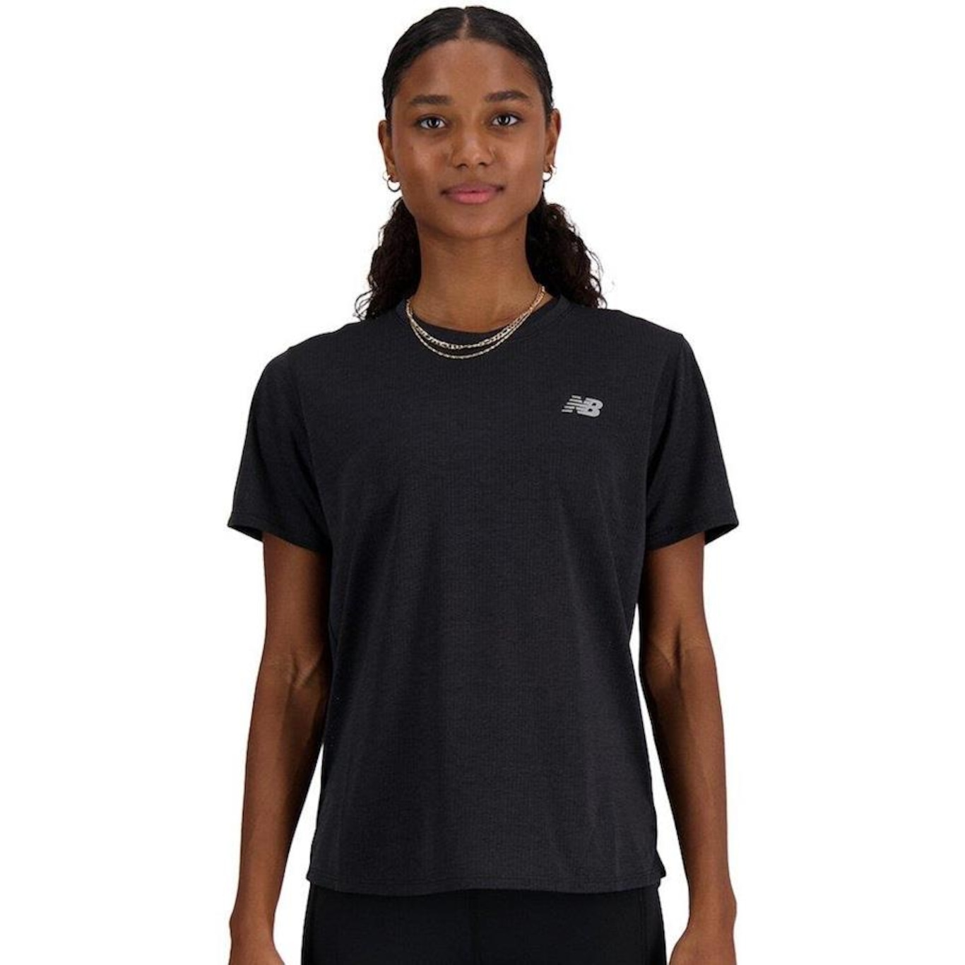 Camiseta New Balance Athletics Run - Feminina - Foto 1