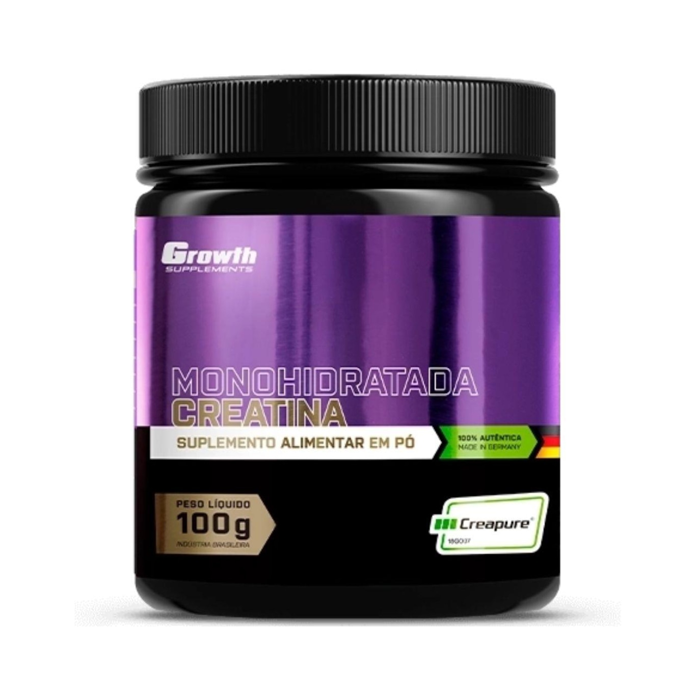 Creatina Creapure 100g Growth Supplements - Natural - Foto 1