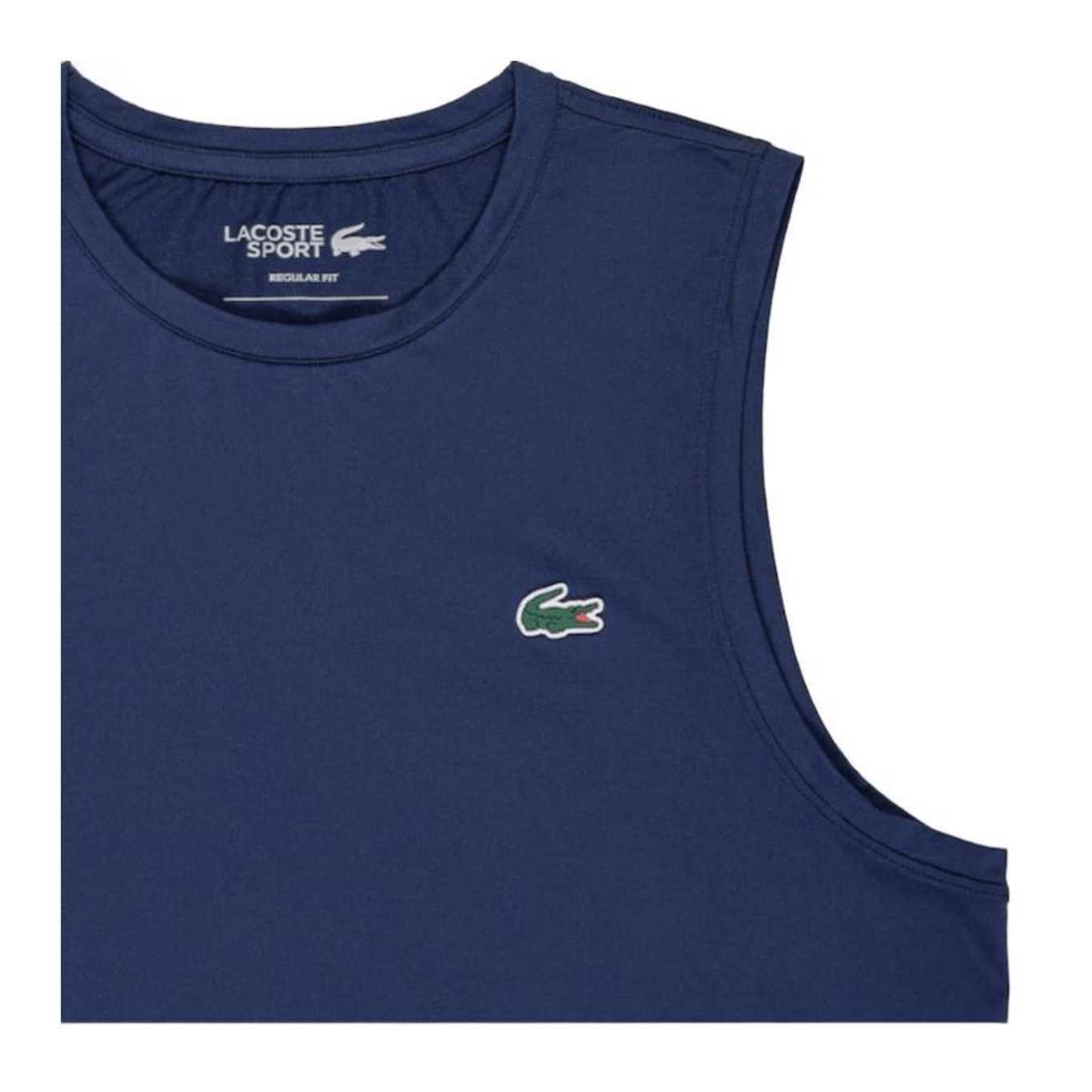 Camiseta Regata Lacoste Esportiva em Jersey Stretch Ultra Dry - Masculina - Foto 4