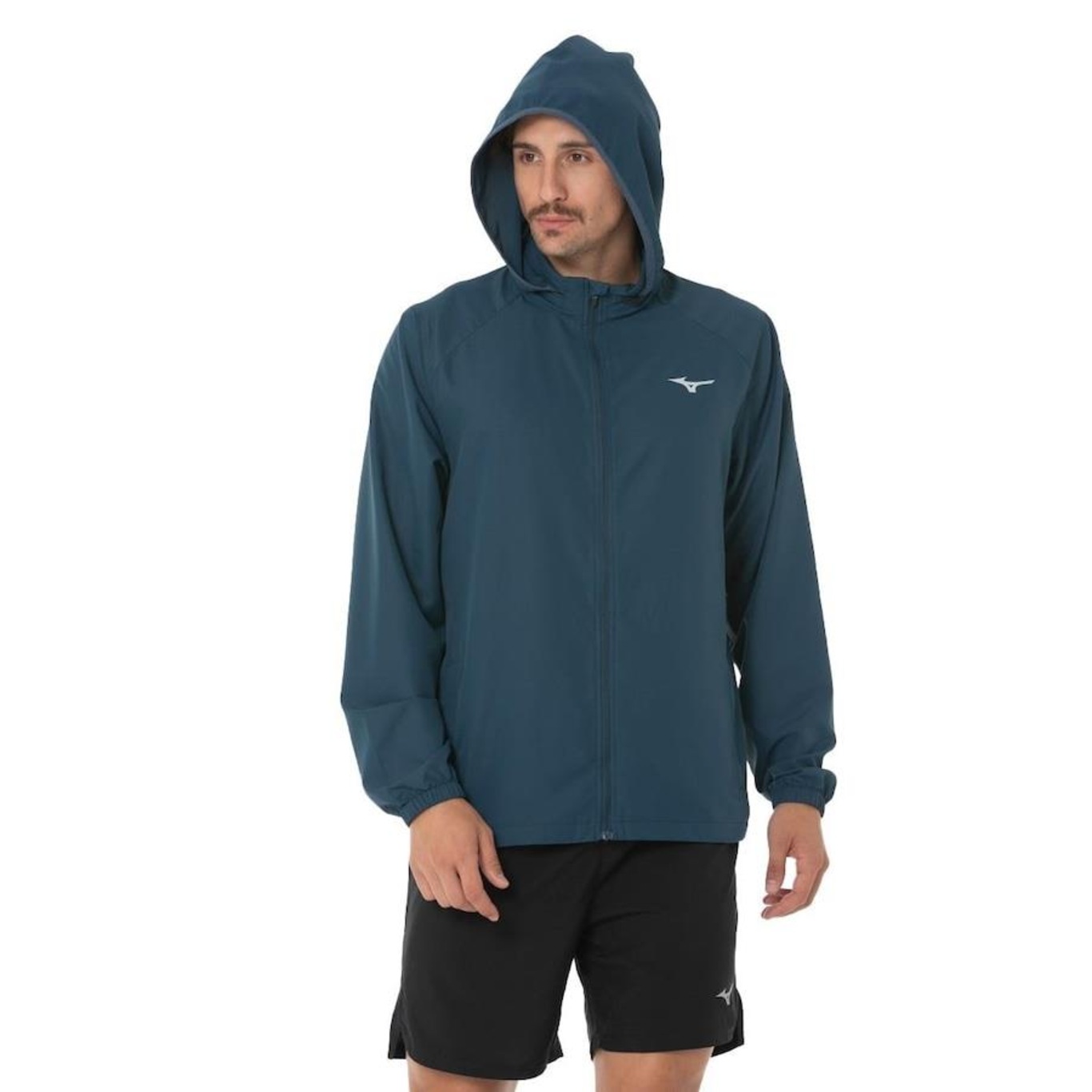 Jaqueta Mizuno Focus Com Capuz Masculina - Foto 3