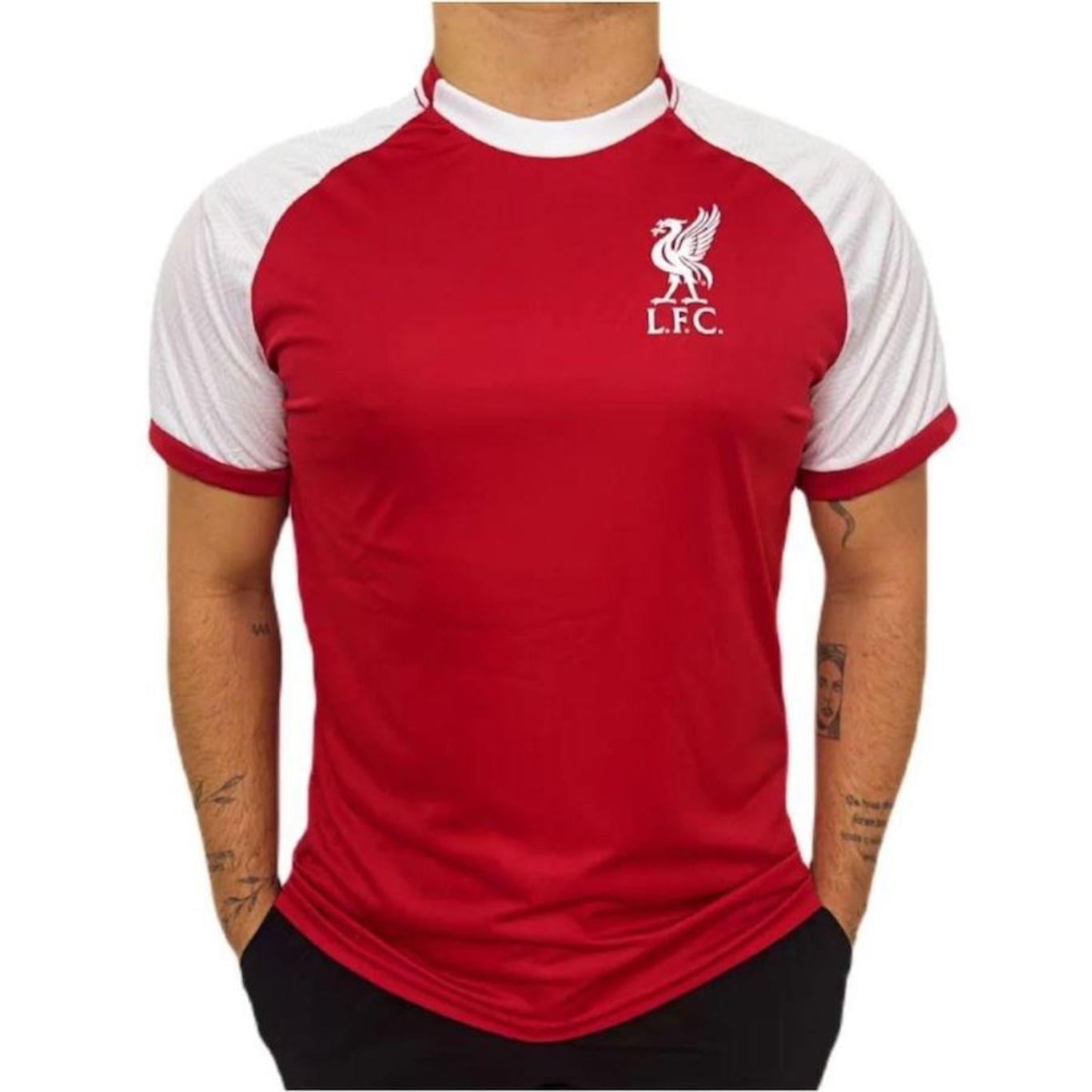 Camiseta Liverpool Fc Spr Baltic Oficial Licenciada - Masculina - Foto 1