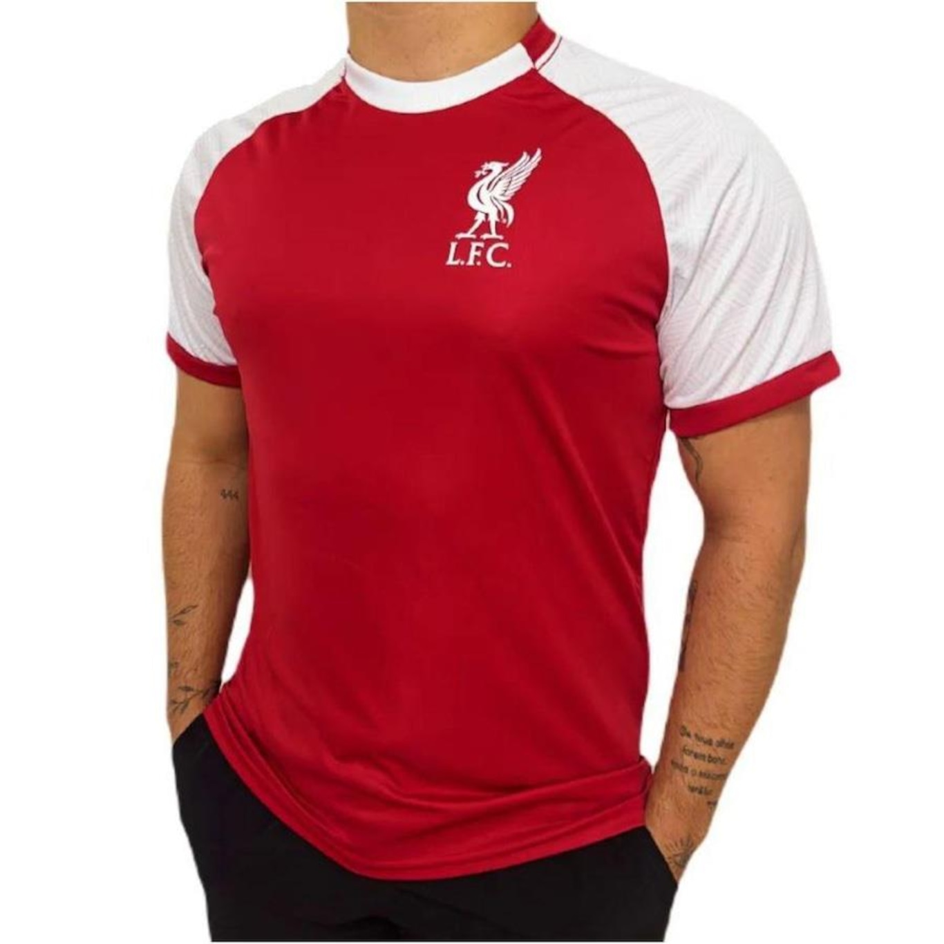 Camiseta Liverpool Fc Spr Baltic Oficial Licenciada - Masculina - Foto 2