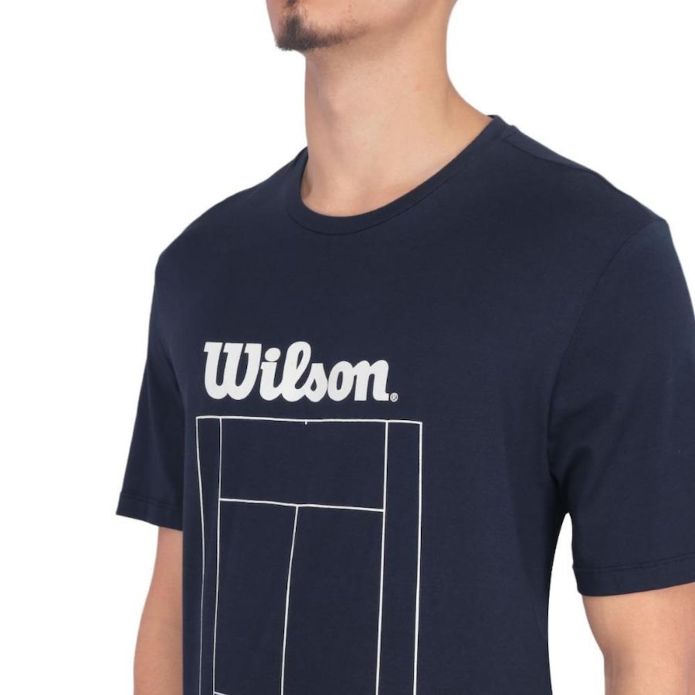 Camiseta Wilson Tennis Court - Masculina - Foto 3