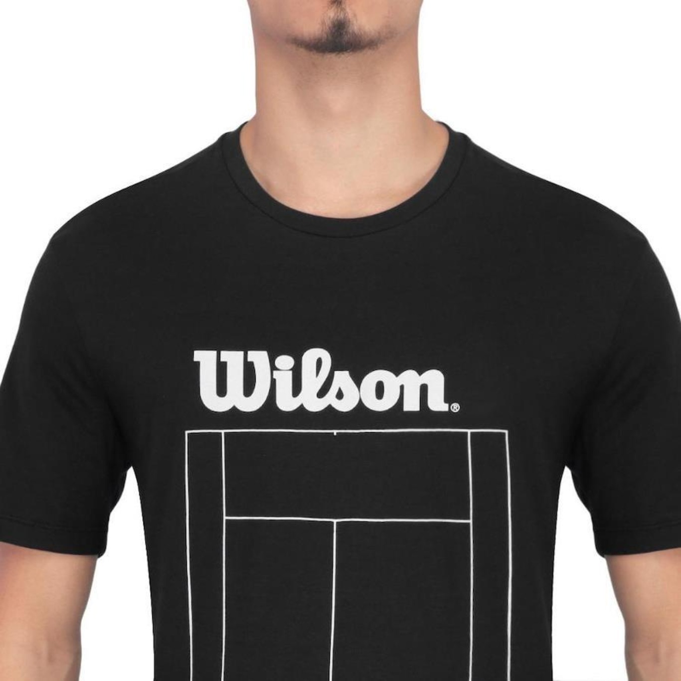 Camiseta Wilson Tennis Court - Masculina - Foto 2