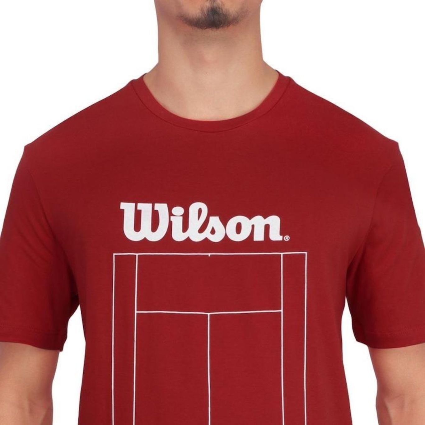 Camiseta Wilson Tennis Court - Masculina - Foto 2