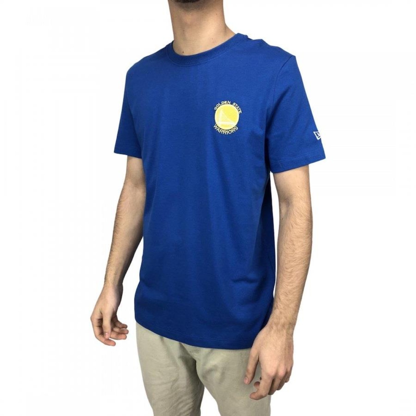 Camiseta New Era Nba Golden State Warriors - Masculina - Foto 3