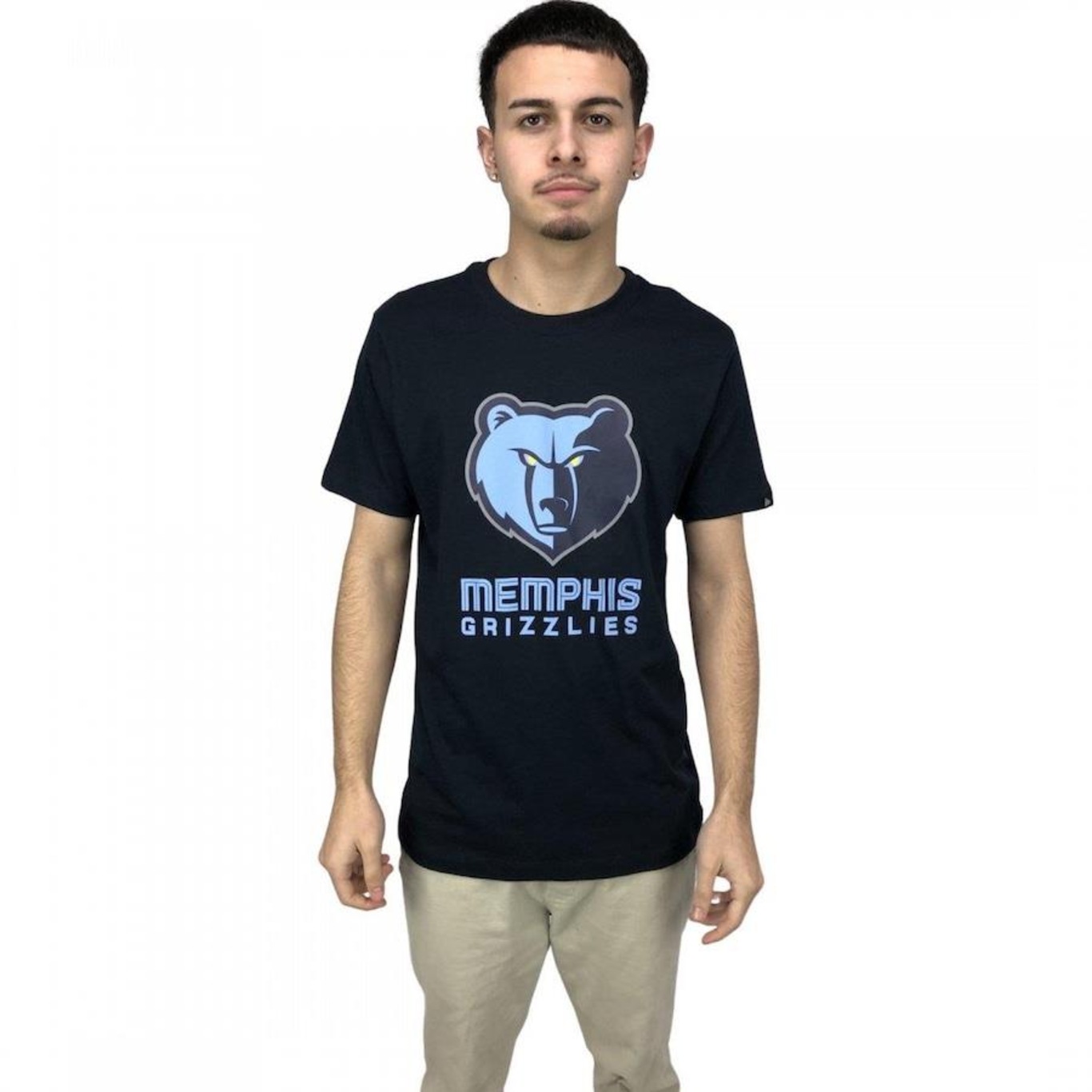 Camiseta New Era Nba Memphis Grizzlies - Masculina - Foto 1