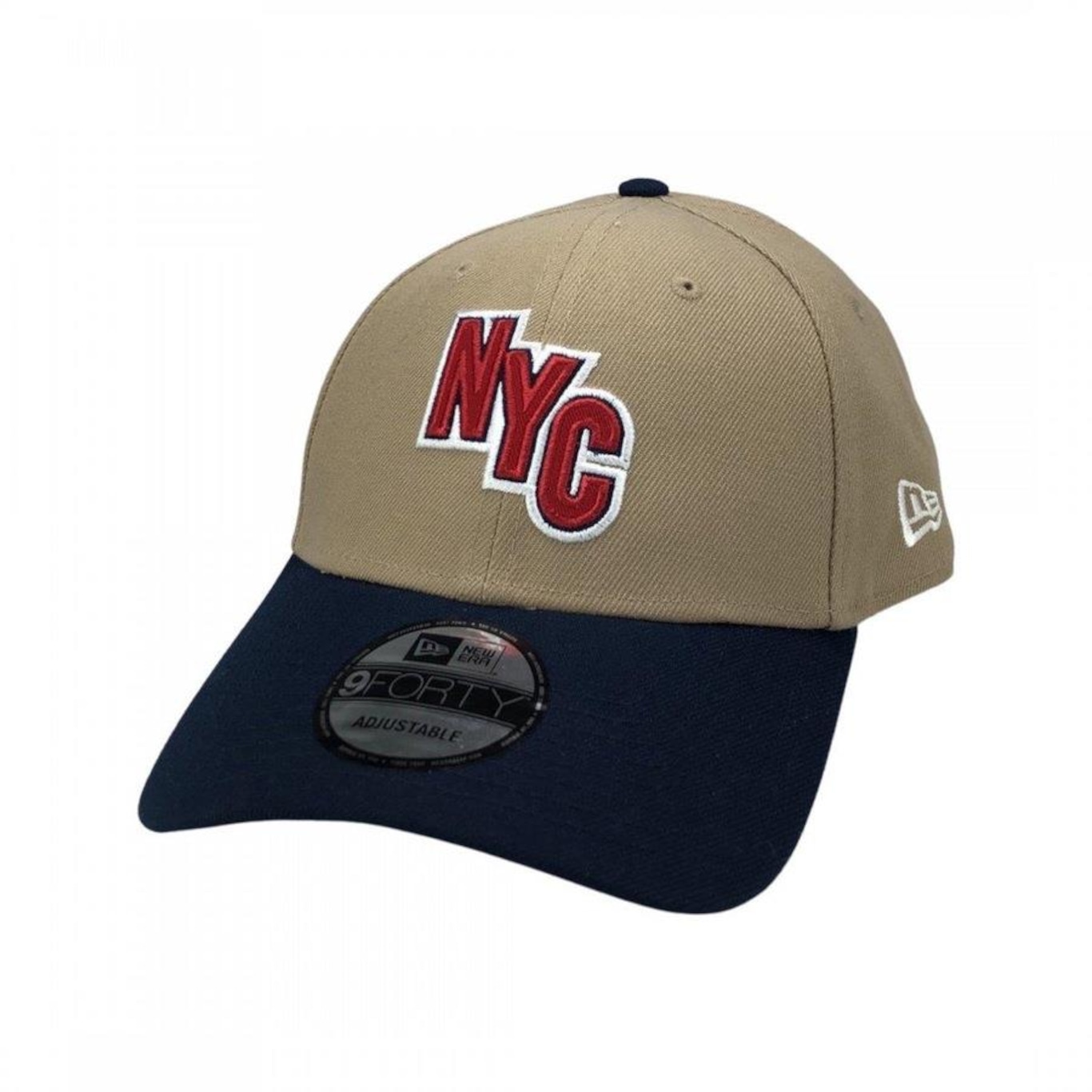 Boné Aba Curva New Era 9Forty New York City - Snapback - Adulto - Foto 1