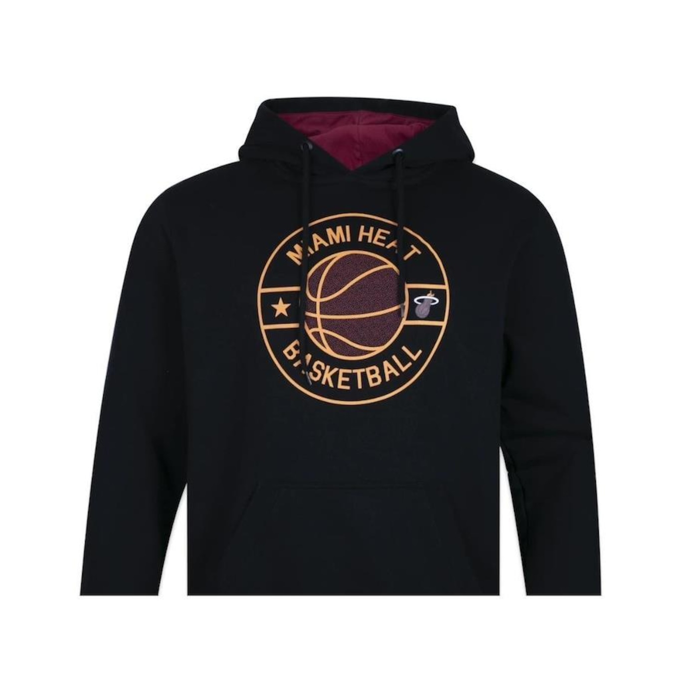 Blusão de Moletom com Capuz New Era Nba Miami Heat - Masculino - Foto 2