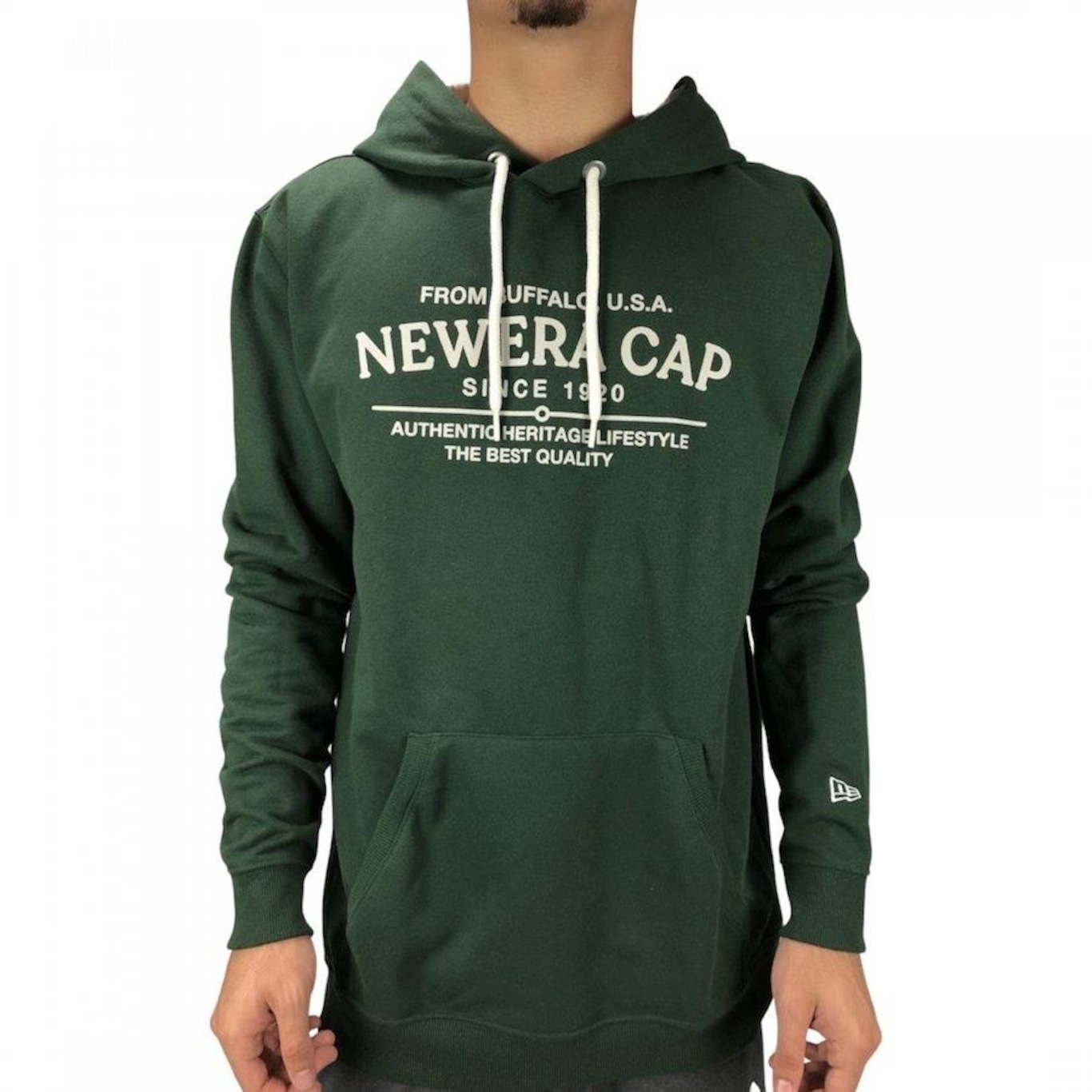 Blusão de Moletom com Capuz New Era Modern Classic - Masculino - Foto 1