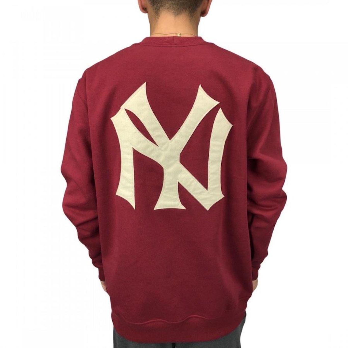 Blusão de Moletom Careca New Era Ny Yankees Masculino - Foto 3