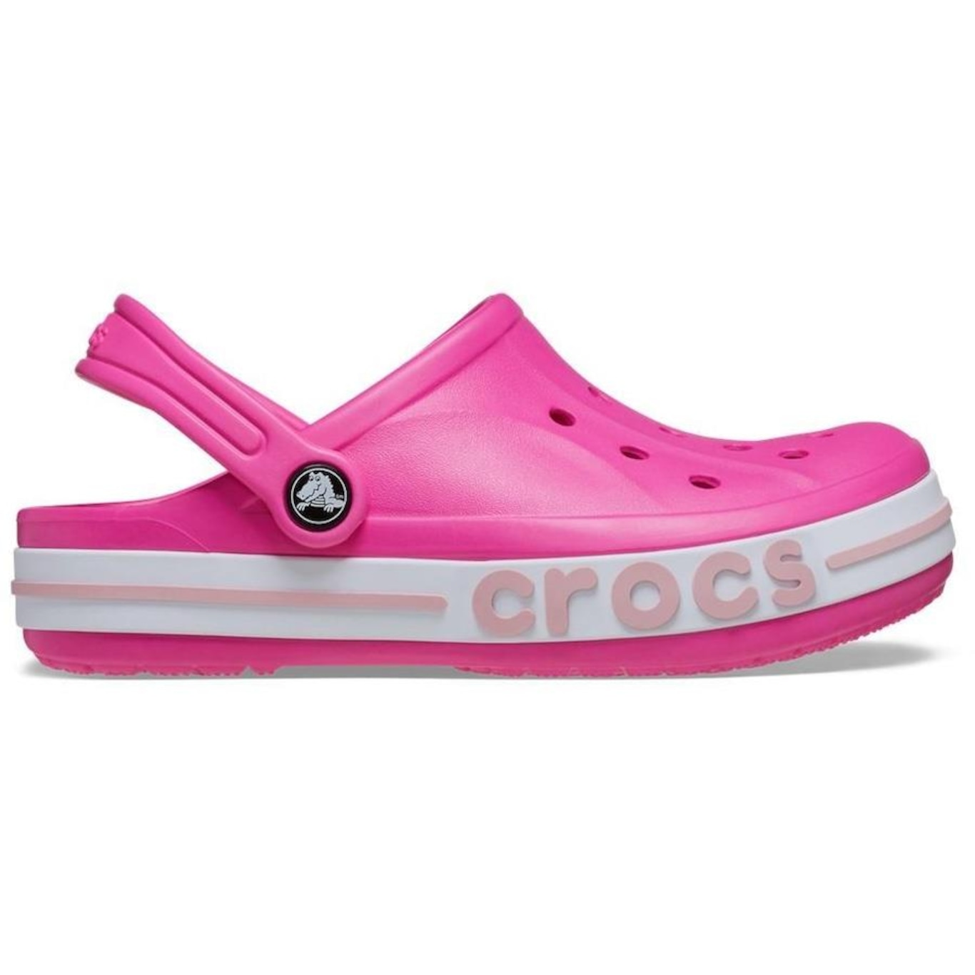 Sandália Crocs Bayaband Clog K Electric Infantil - Foto 1