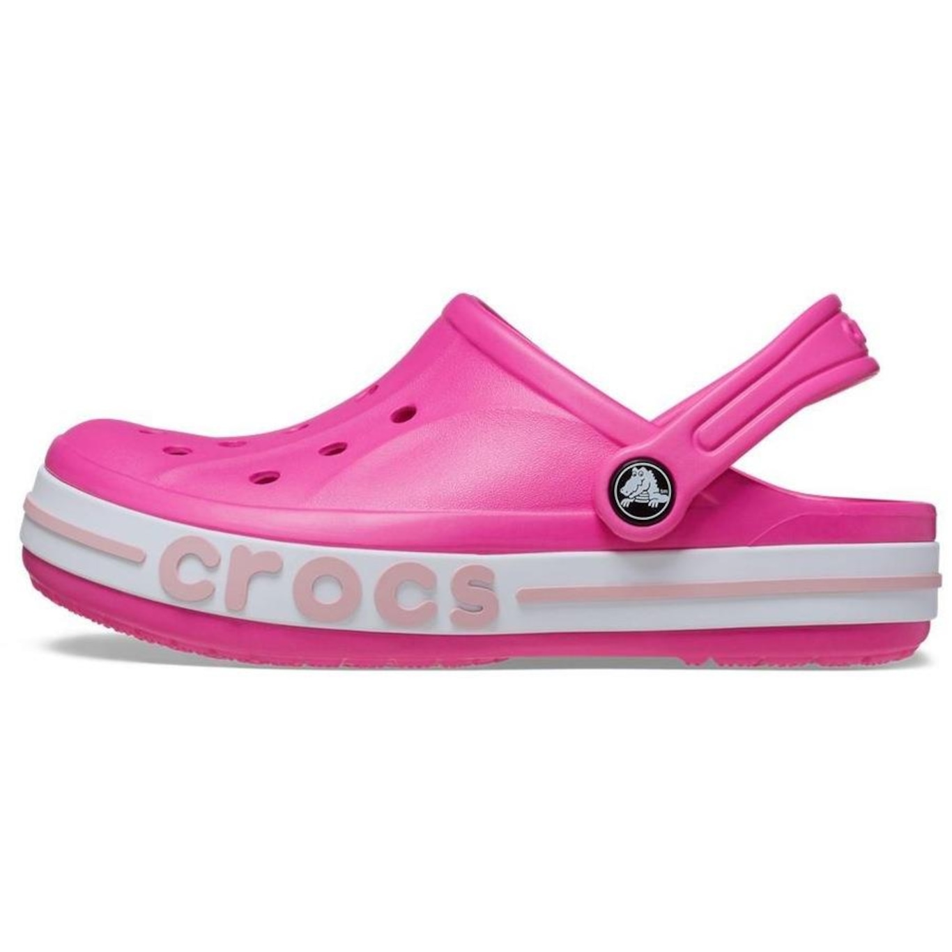 Sandália Crocs Bayaband Clog K Electric Infantil - Foto 3