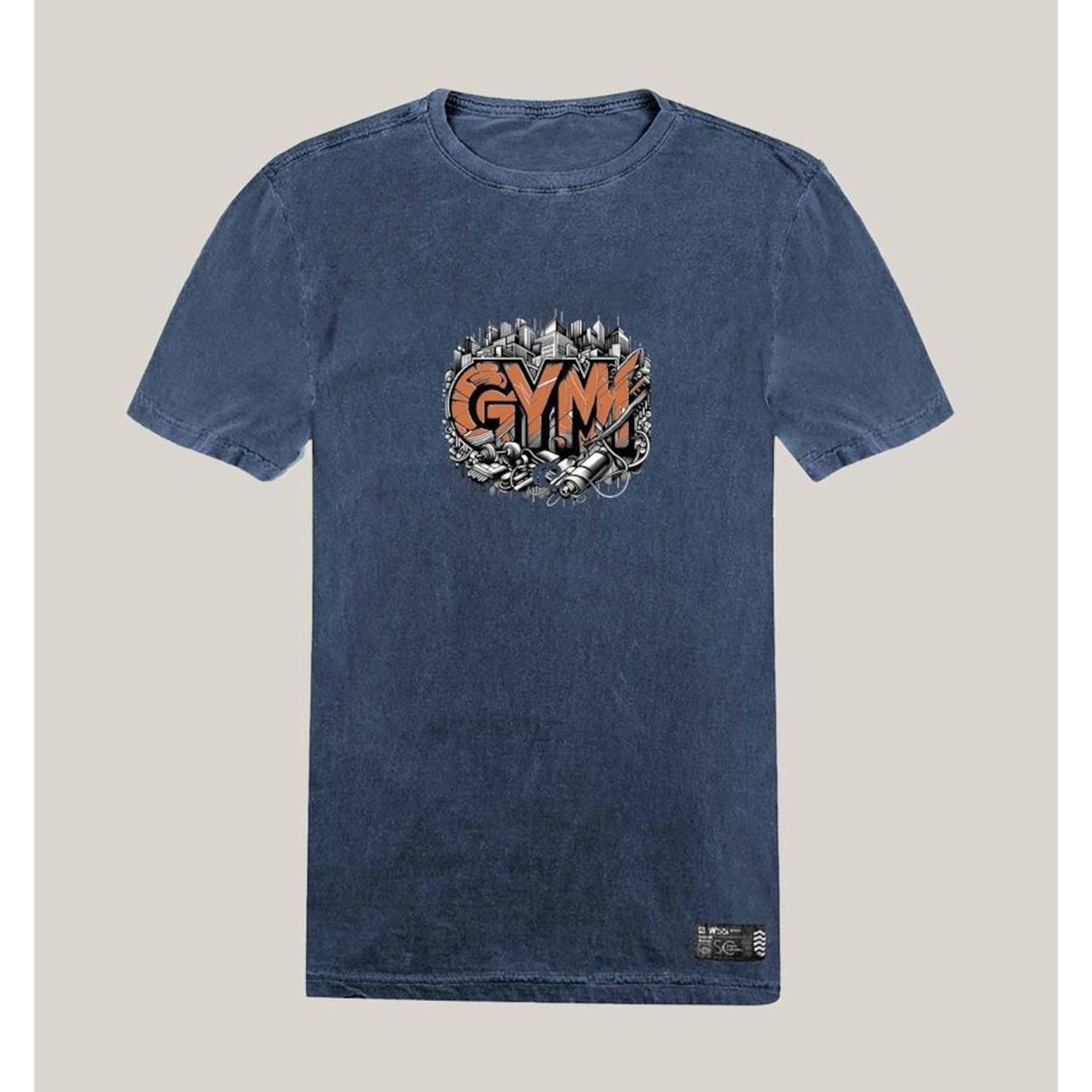 Camiseta WSS Brasil Estonada Algodão Prime Gym Street - Masculina - Foto 1